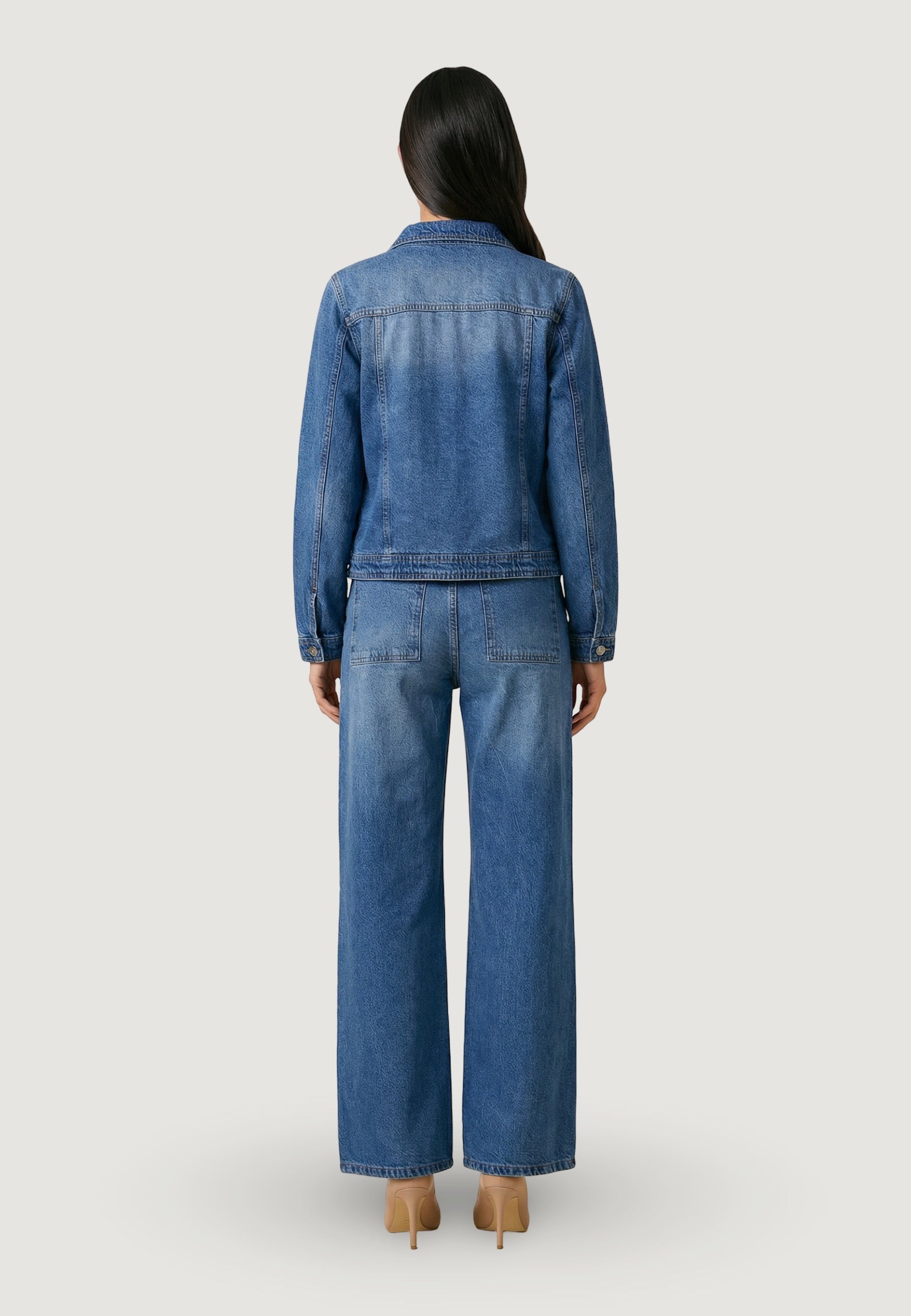 Giubbino di Jeans SLE6GB025390D Mid Blue