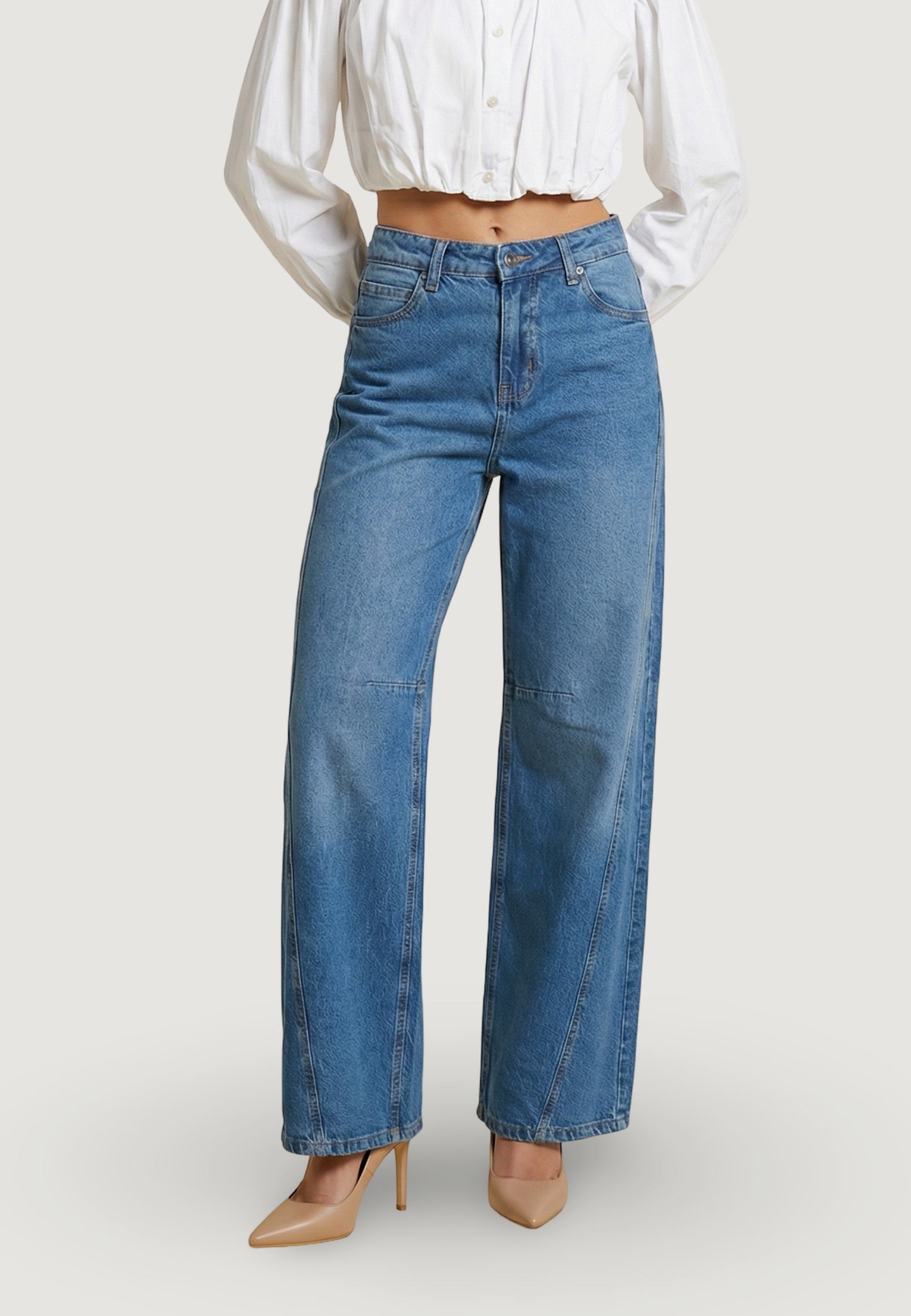 Jeans SLE6PT025375D Mid Blue