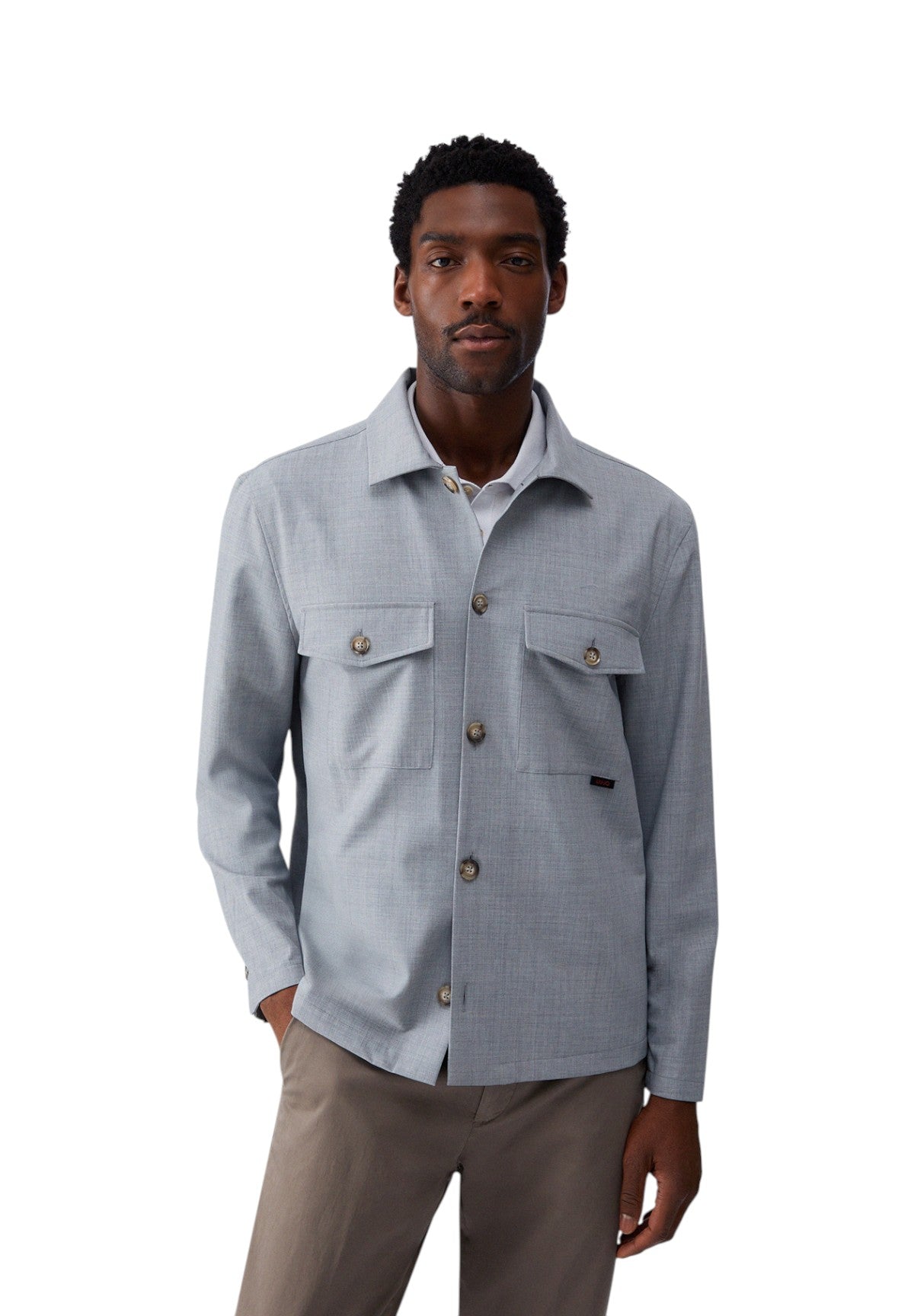 Camicia a Maniche Lunghe QA6063 Ice