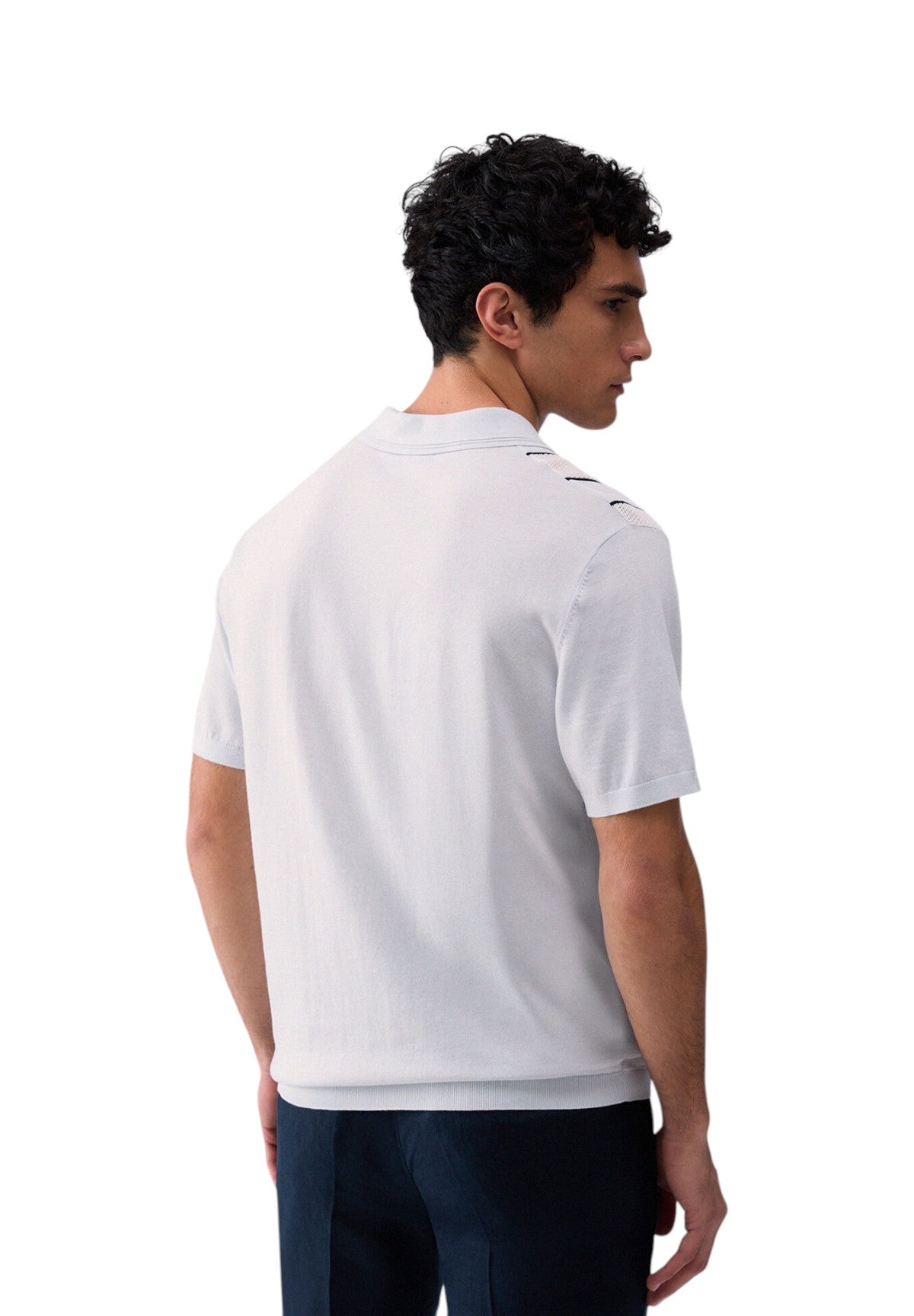 Polo Jersey QA6122 Celestino, White Cott
