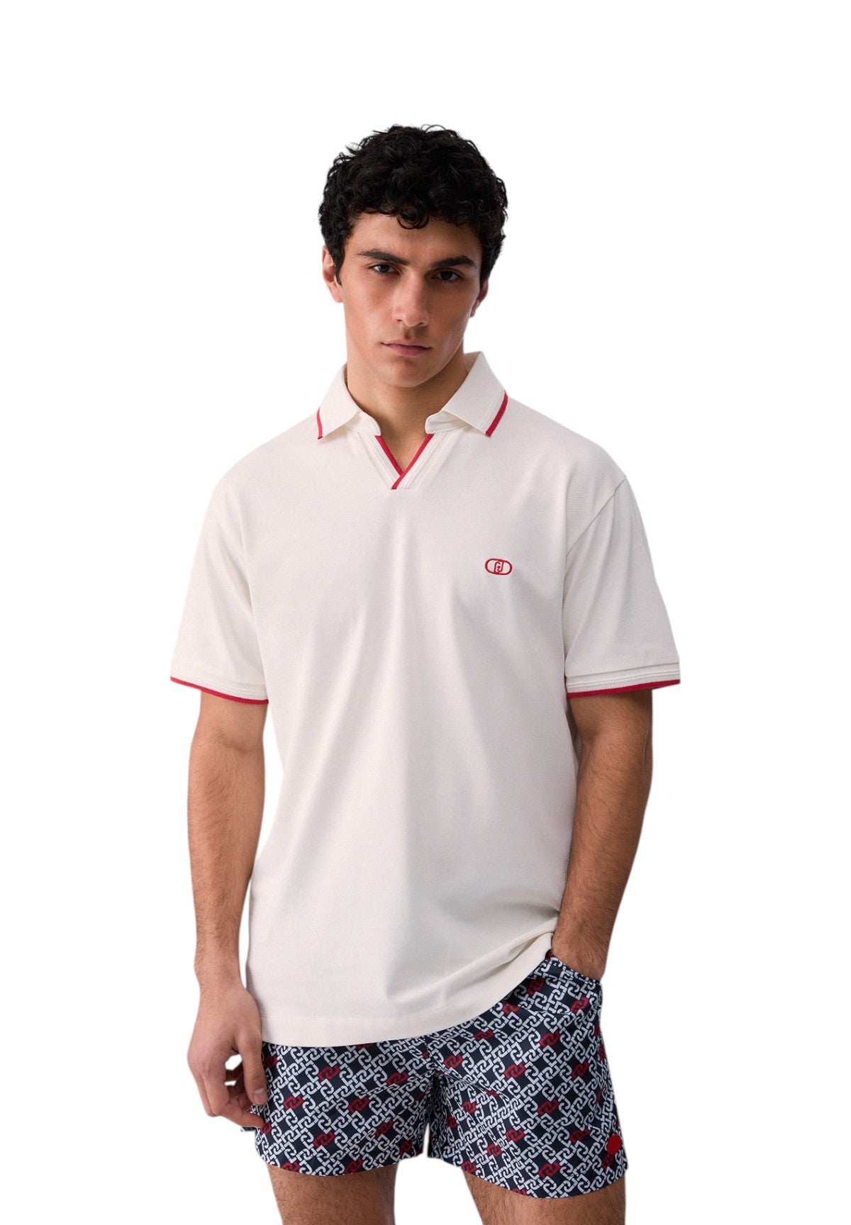 Polo Jersey QA6144 White Cotton