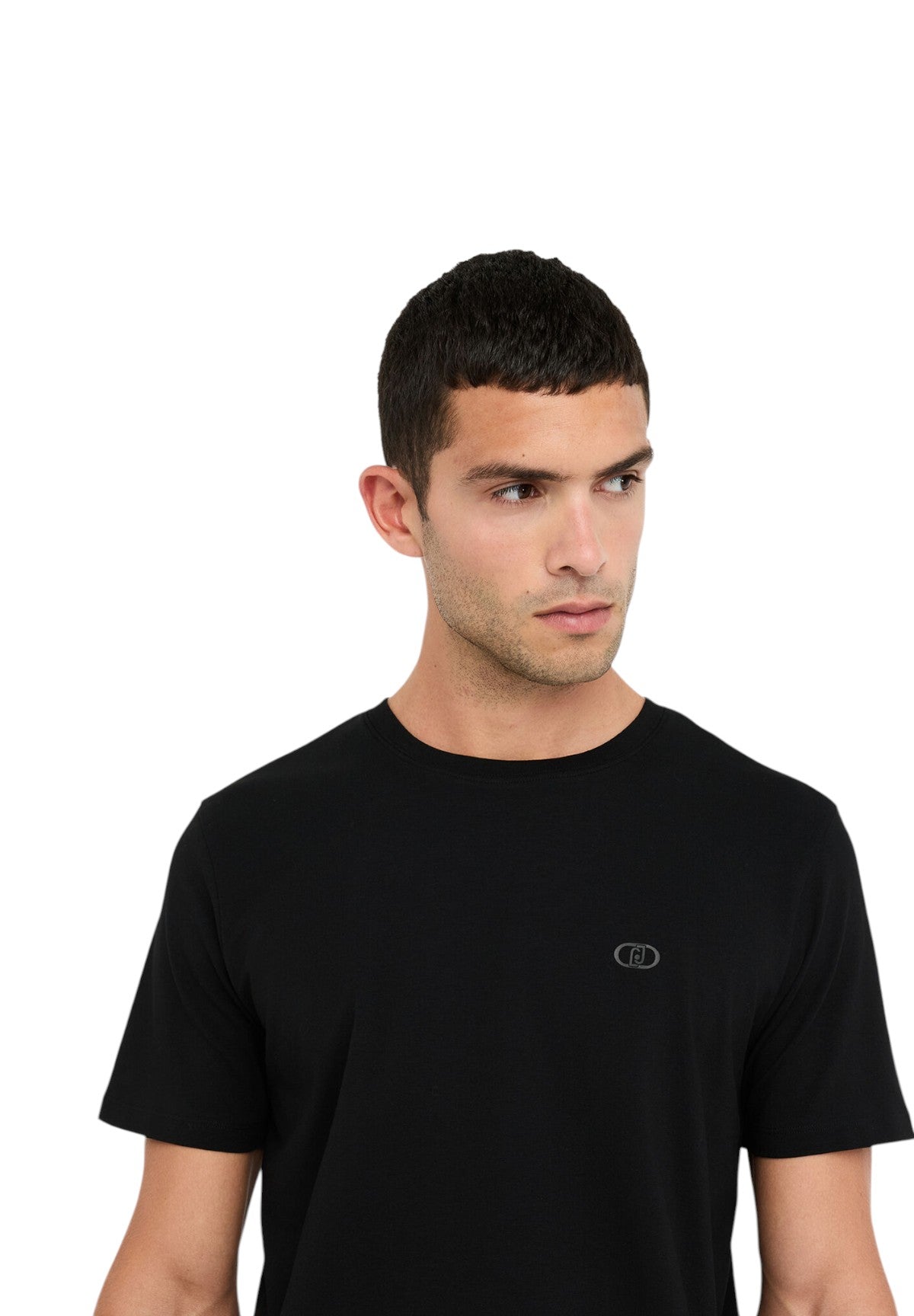 T-shirt a Maniche Corte Basiccontra QXX078 Nero