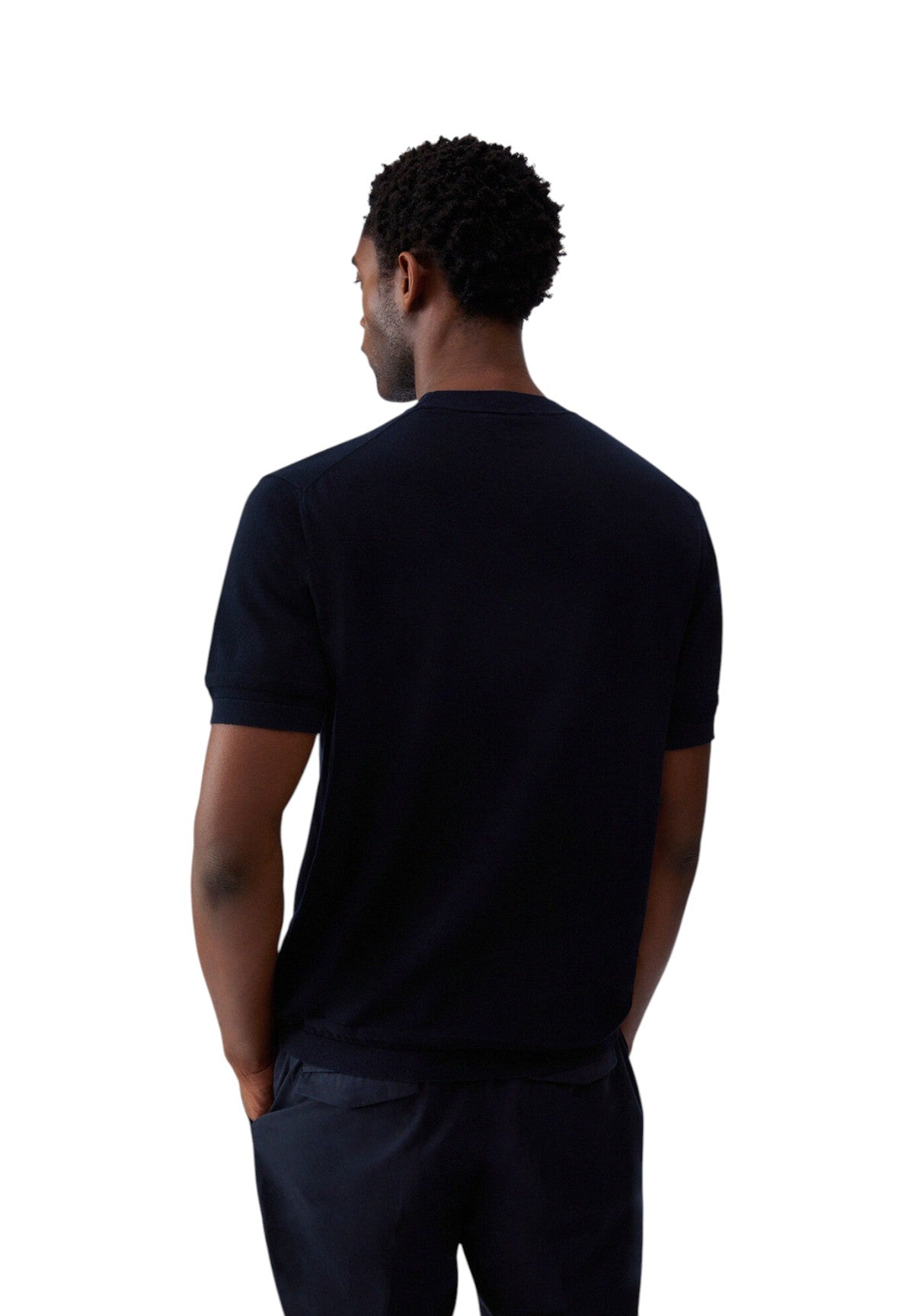 T-shirt a Maniche Corte Shortcrepe QXX110 Dark Blue