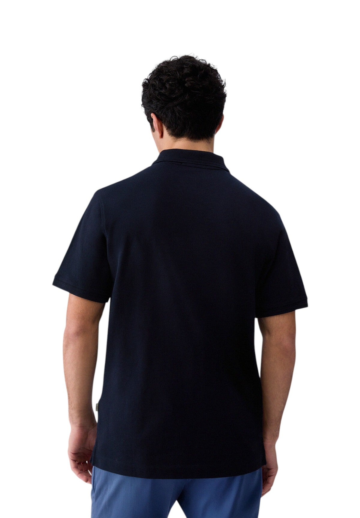 Polo Piqué Polobordo QXX112 Dark Blue