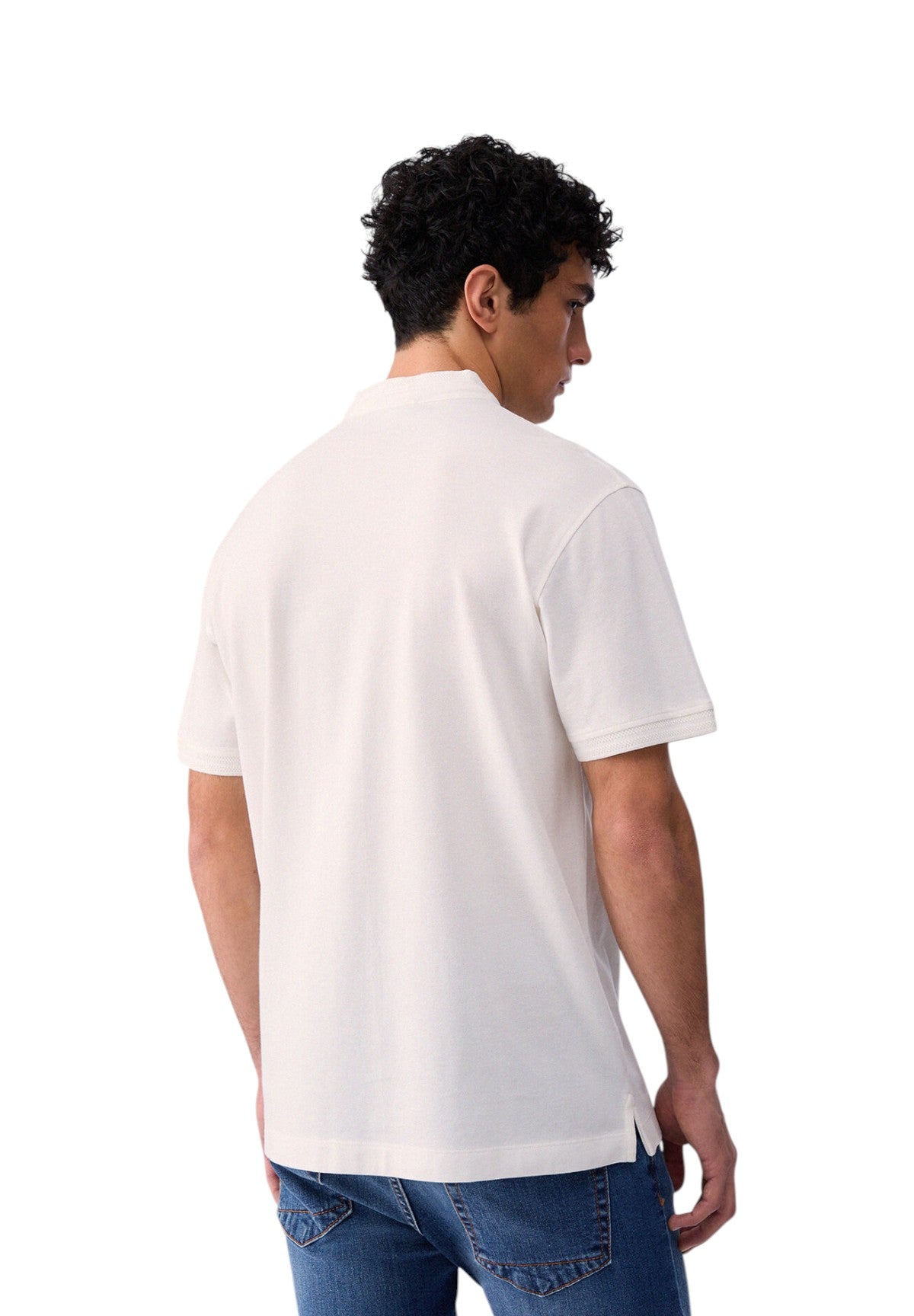 Polo Piqué Coreabordo QXX113 White Cotton