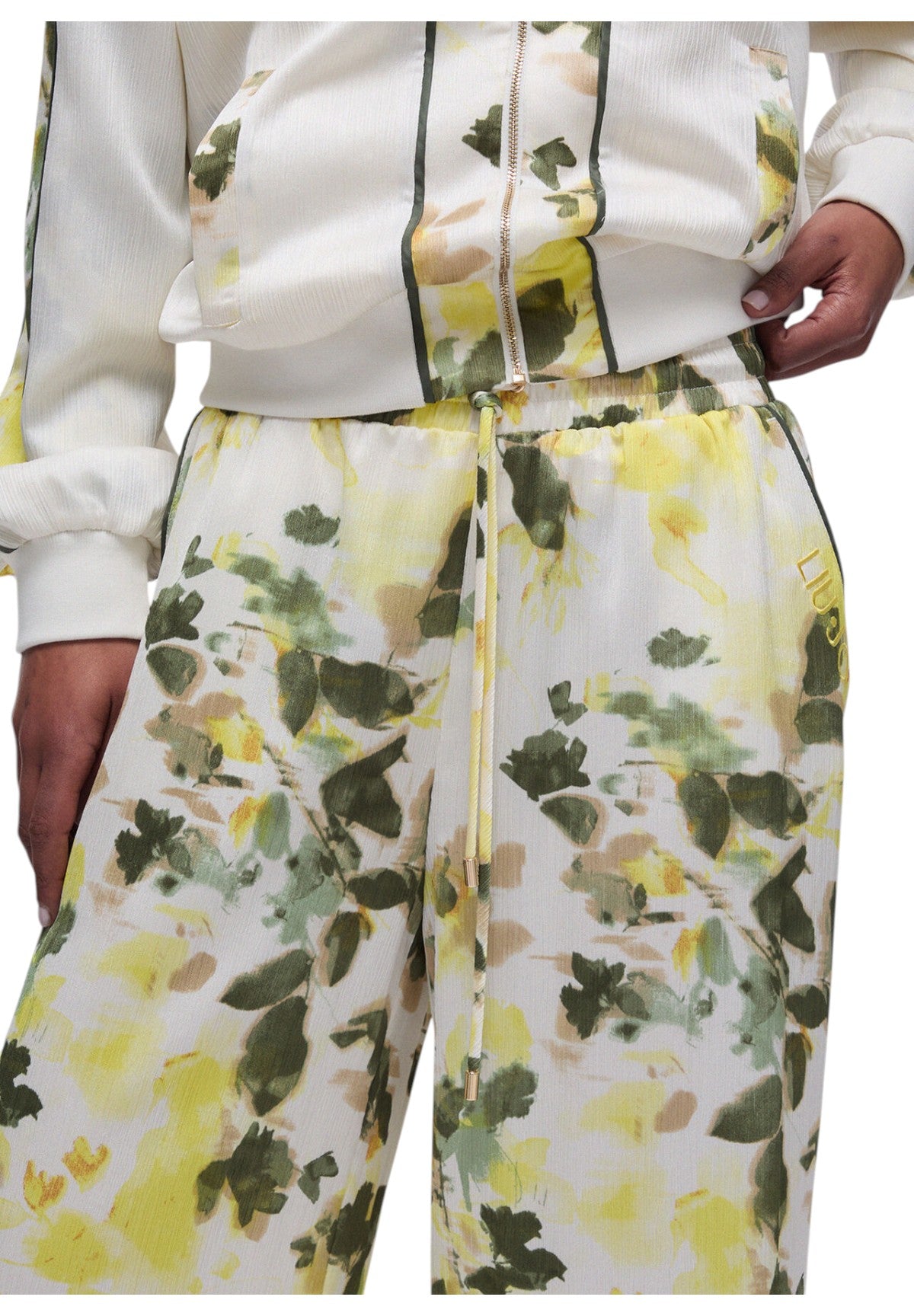 Pantaloni TA6257 Green Shades, Wh Milk