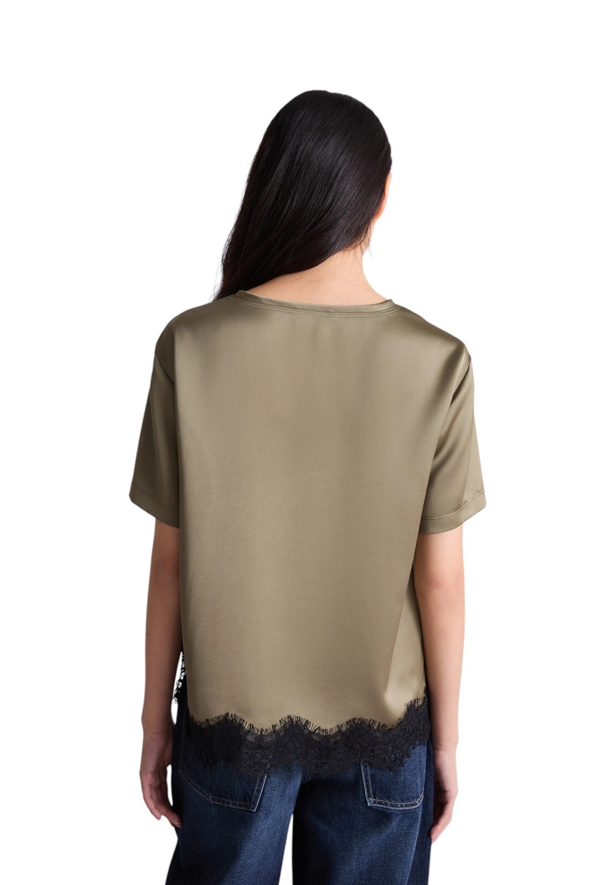 T-shirt a Maniche Corte 2614111041200 MLICARIOCA Kaki