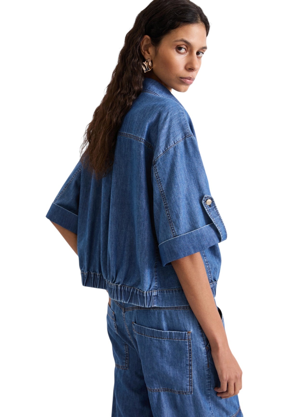 Camicia di Jeans 2614111022200 MLICERTOSA Blue Jeans
