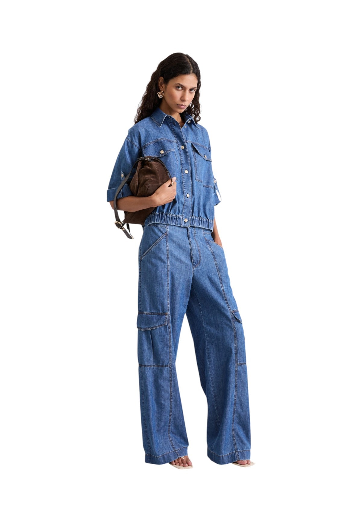 Camicia di Jeans 2614111022200 MLICERTOSA Blue Jeans