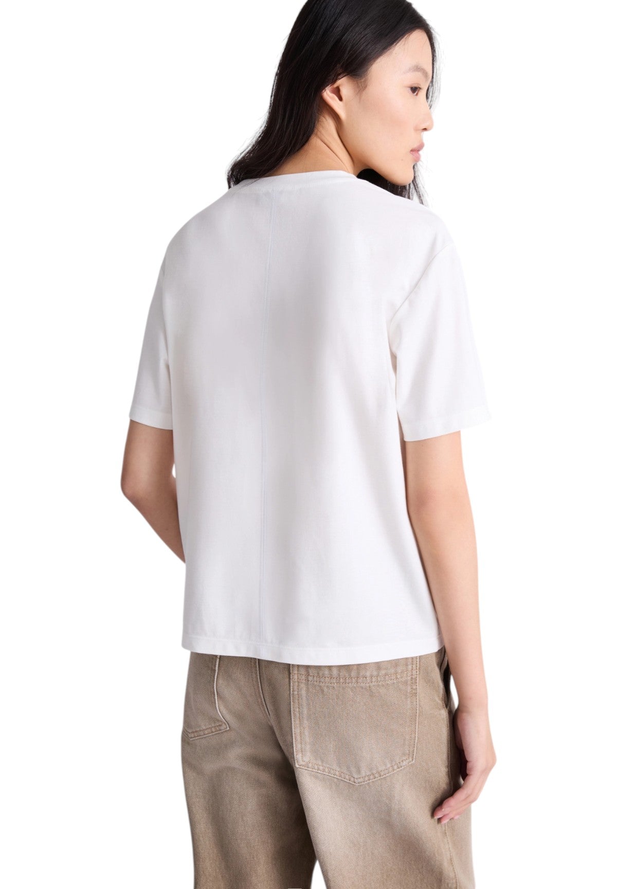 T-shirt a Maniche Corte 2614971021200 MLILAGO Bianco