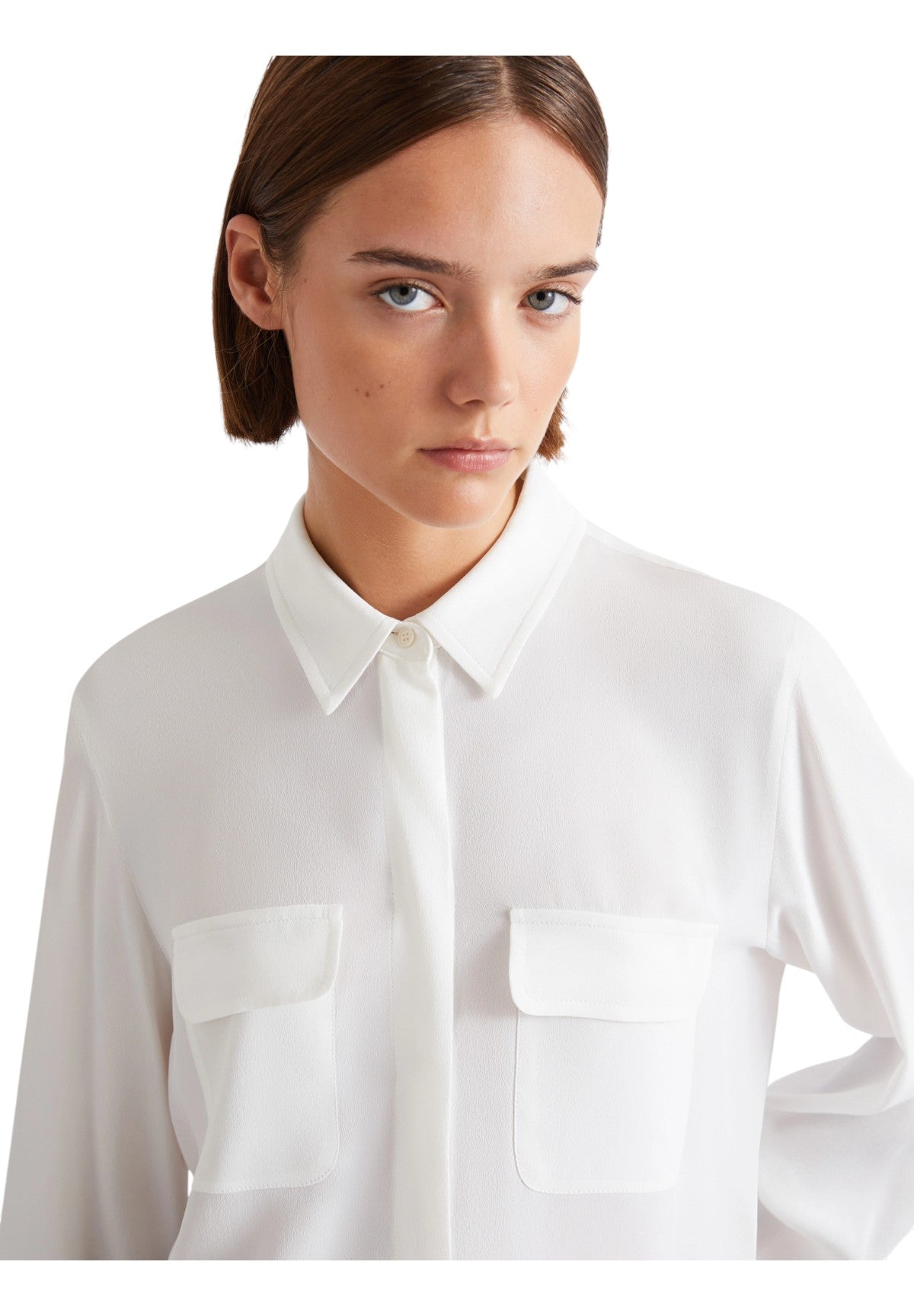 Camicia a Maniche Lunghe 2613111051200 MLLFEBE Bianco