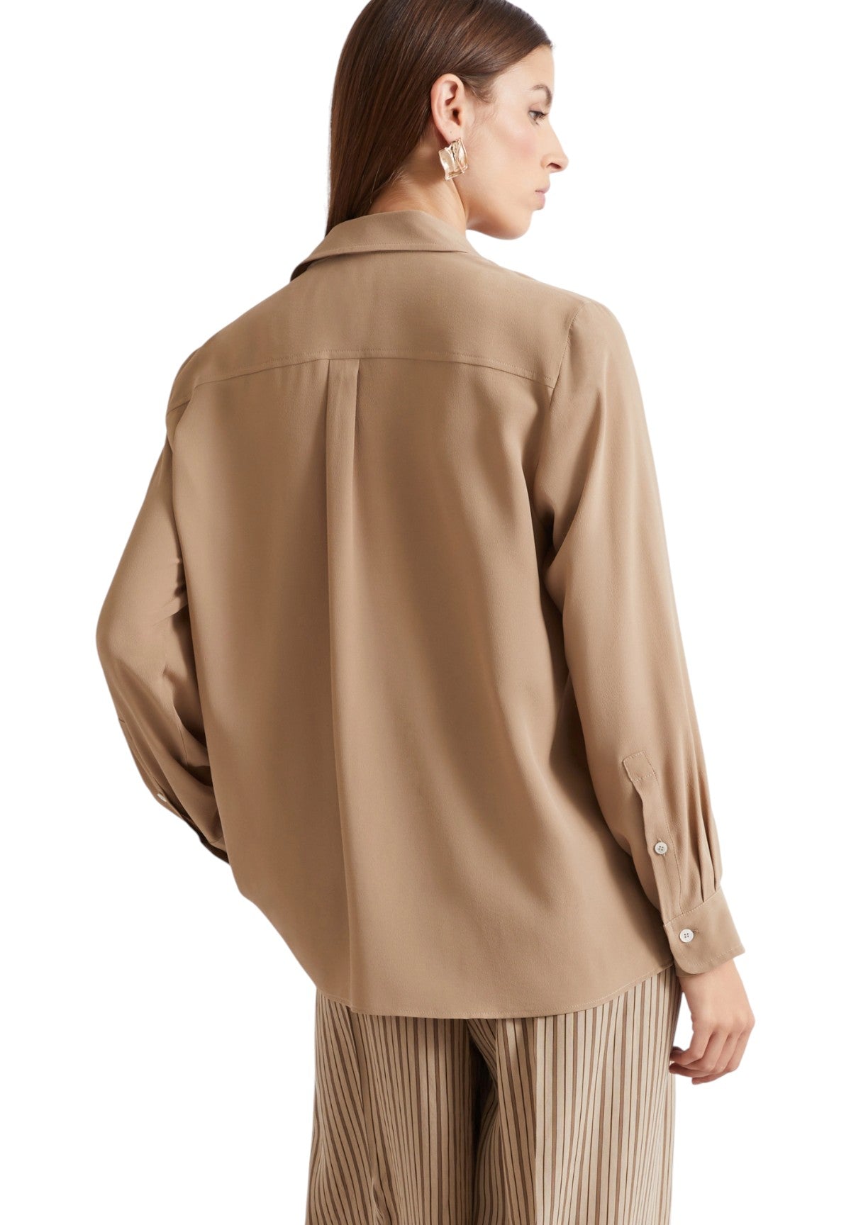 Camicia a Maniche Lunghe 2613111051200 MLLFEBE Naturale