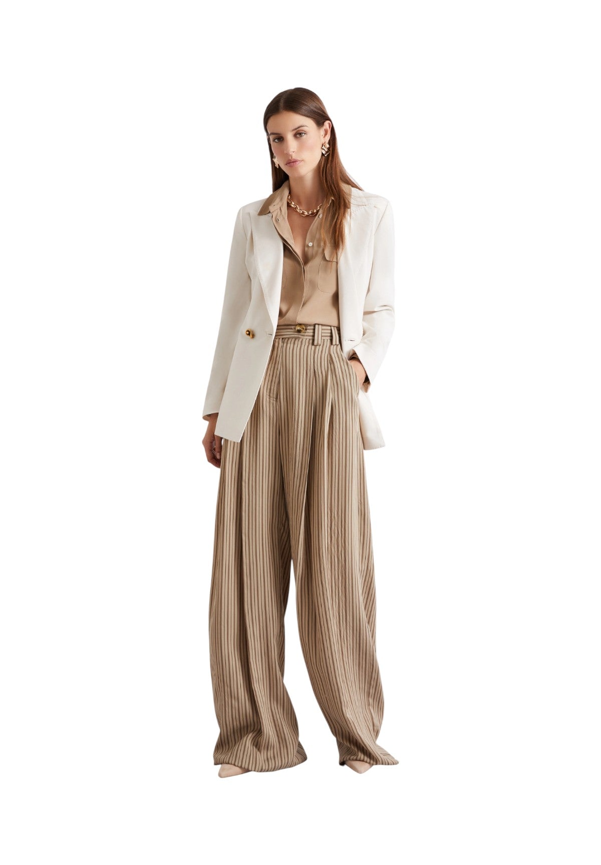 Camicia a Maniche Lunghe 2613111051200 MLLFEBE Naturale