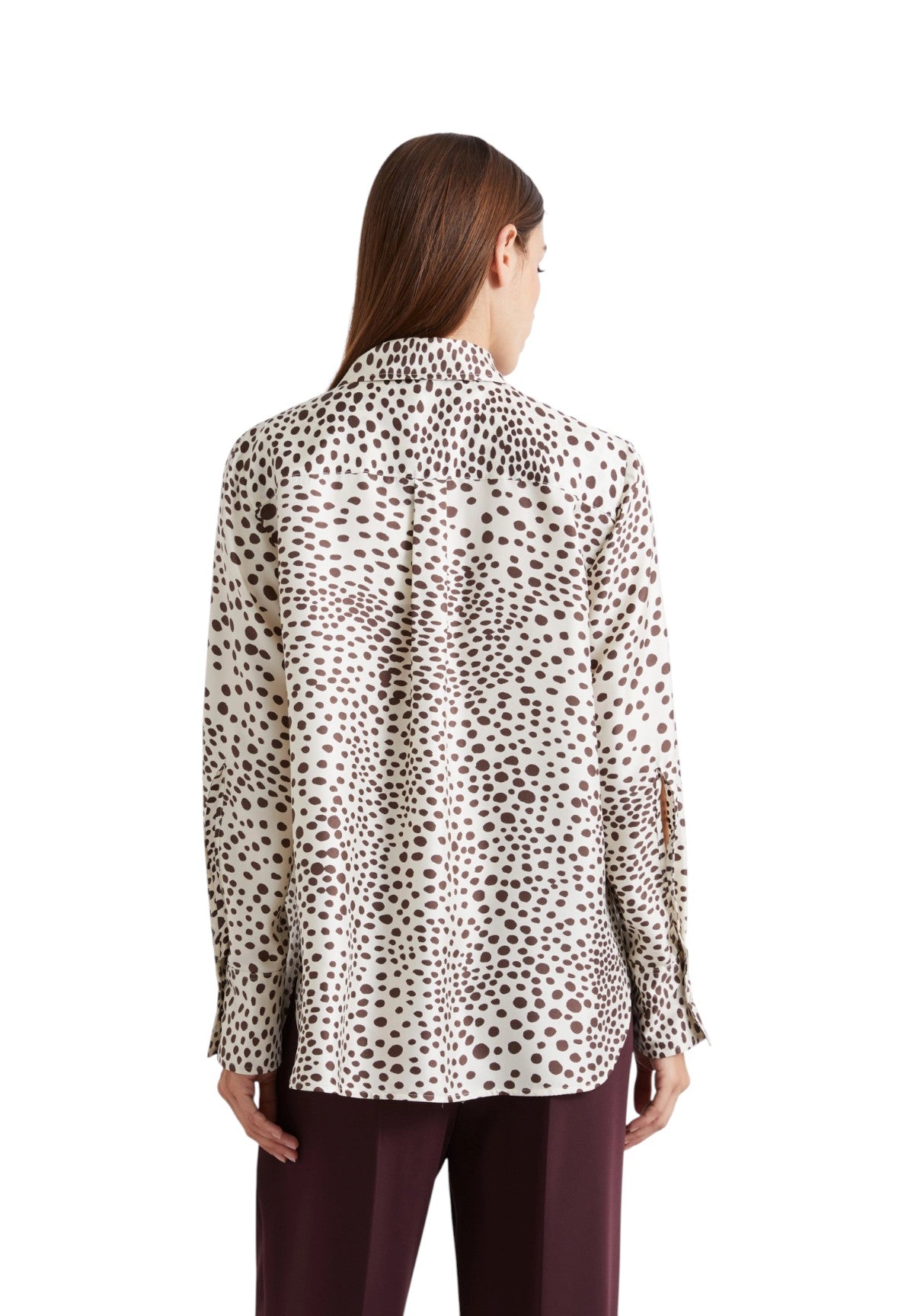 Camicia a Maniche Lunghe 2613111141200 MLLSALVE Panna