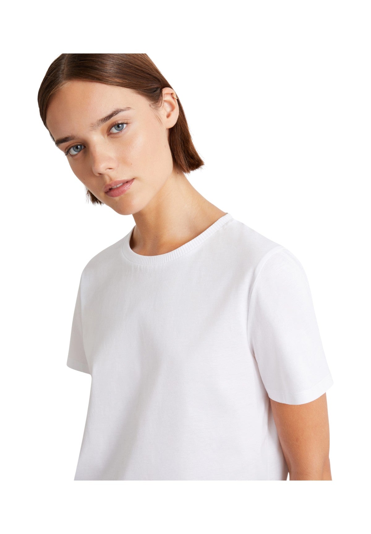 T-shirt a Maniche Corte 2613971011200 MLLVISTA Bianco Ottico