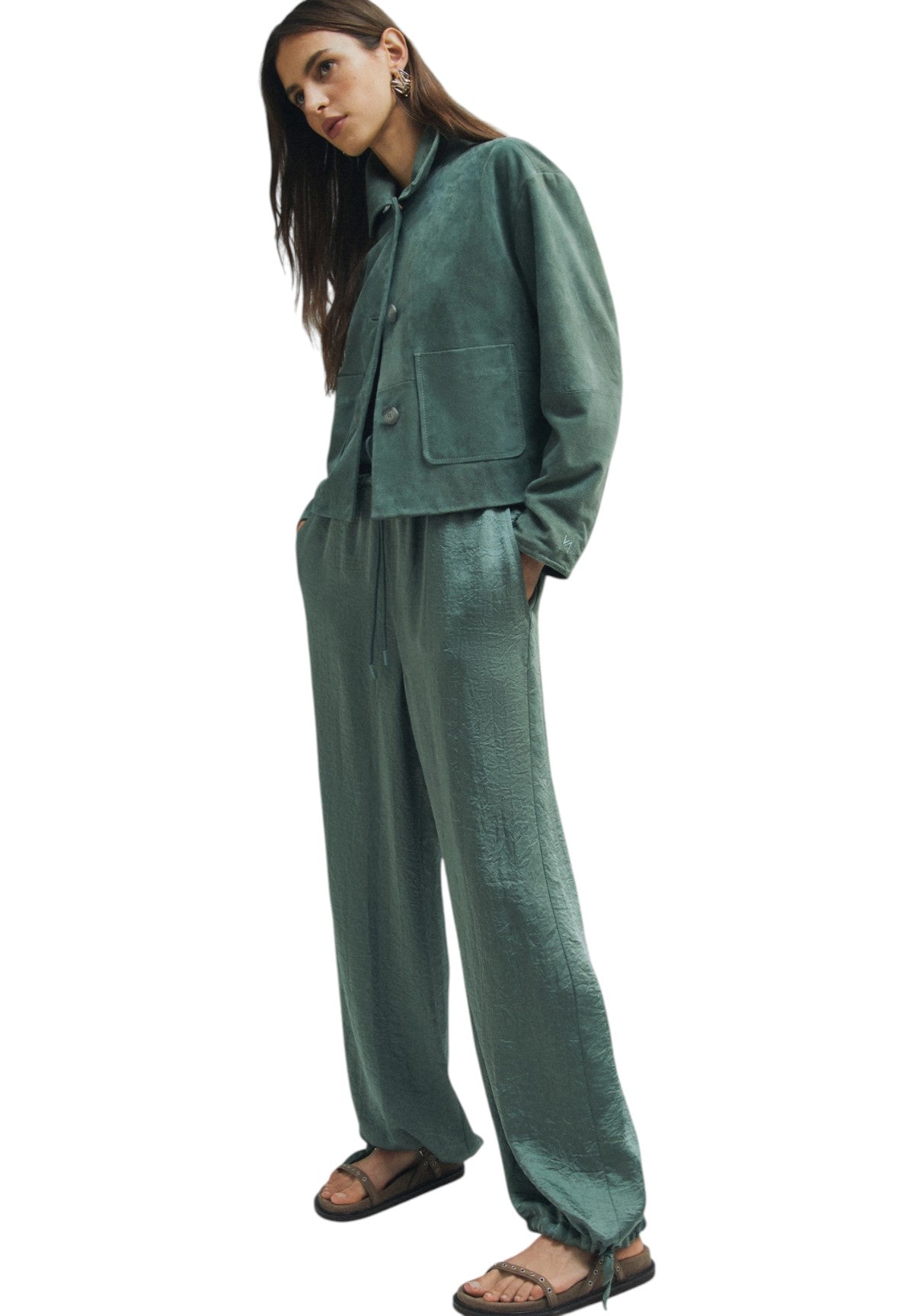 Pantaloni 2613131085200 MLMBRONZO Verde