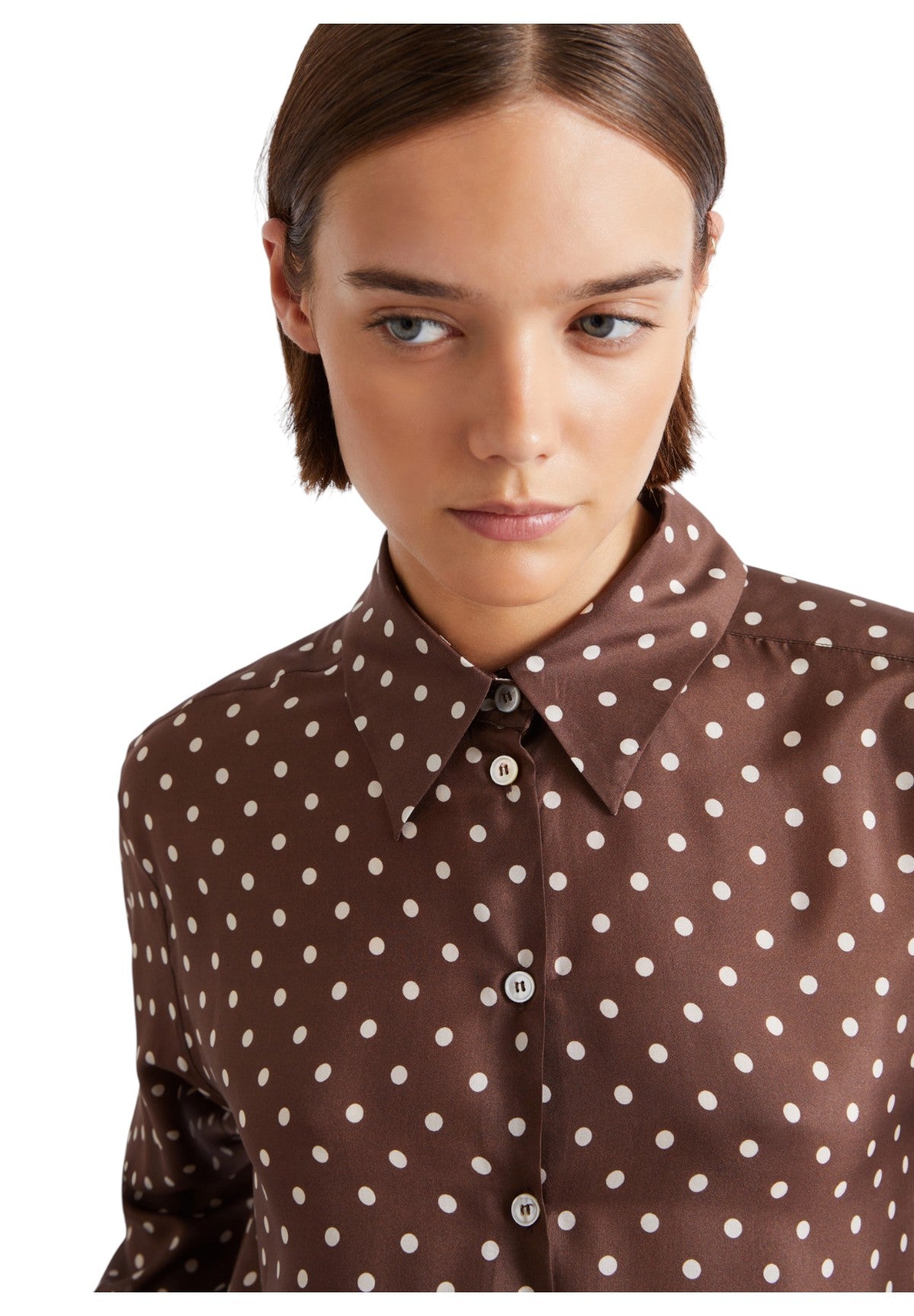 Camicia a Maniche Lunghe 2613111104200 MLSANGIO Marrone