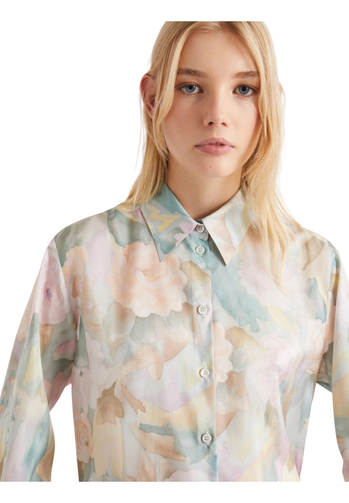 Camicia a Maniche Lunghe 2613111104200 MLSANGIO Azzurro