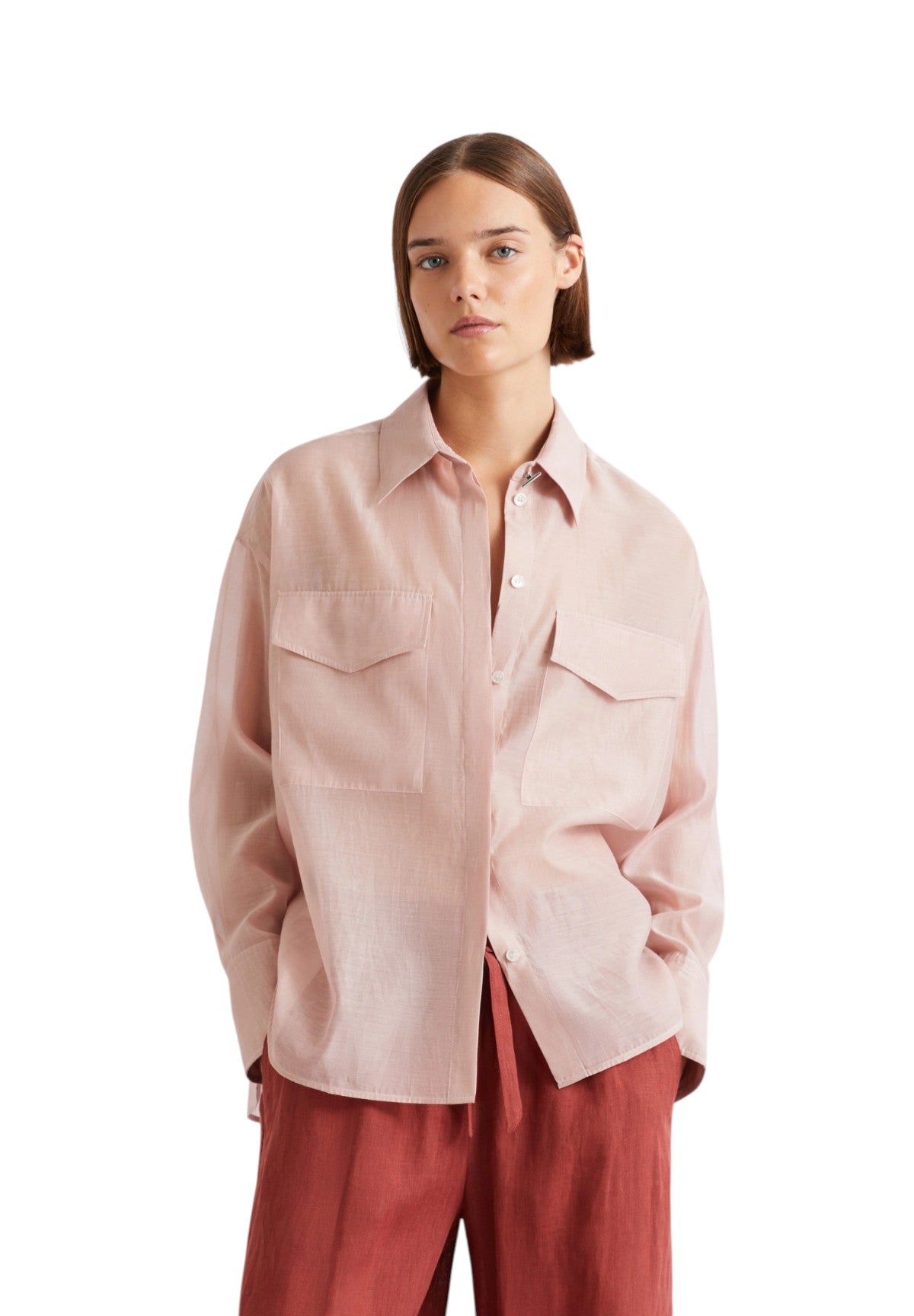 Camicia a Maniche Lunghe 2613111224200 MLSFATE Cipria