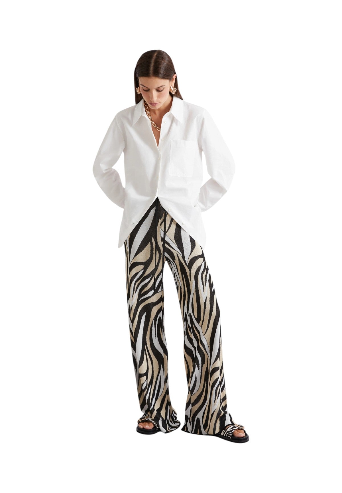 Pantaloni 2613331014200 MLSNEMBI Nero