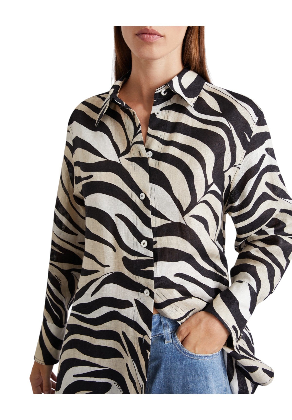 Camicia a Maniche Lunghe 2613111154200 MLSPERGOLA Nero