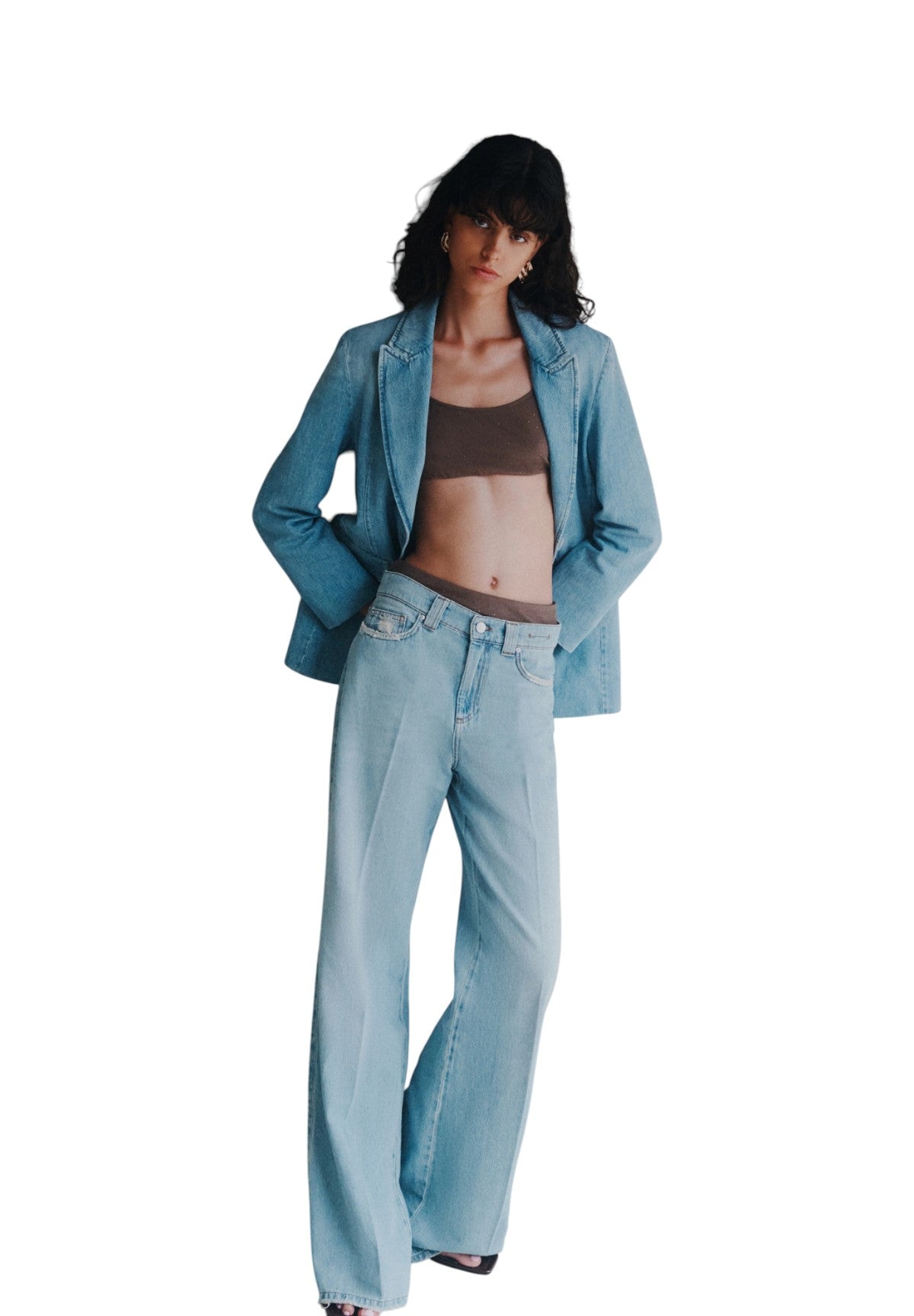 Jeans 2613181014200 MLSWLEG Azzurro Polvere