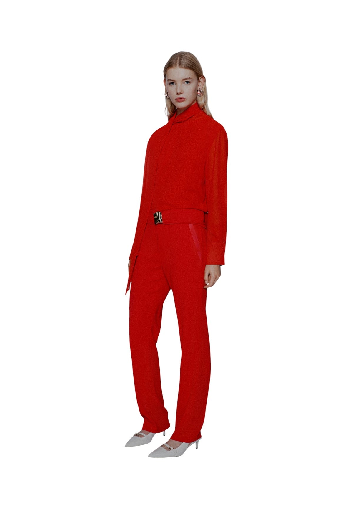 Pantaloni 2613131063200 MLTELICA Rosso