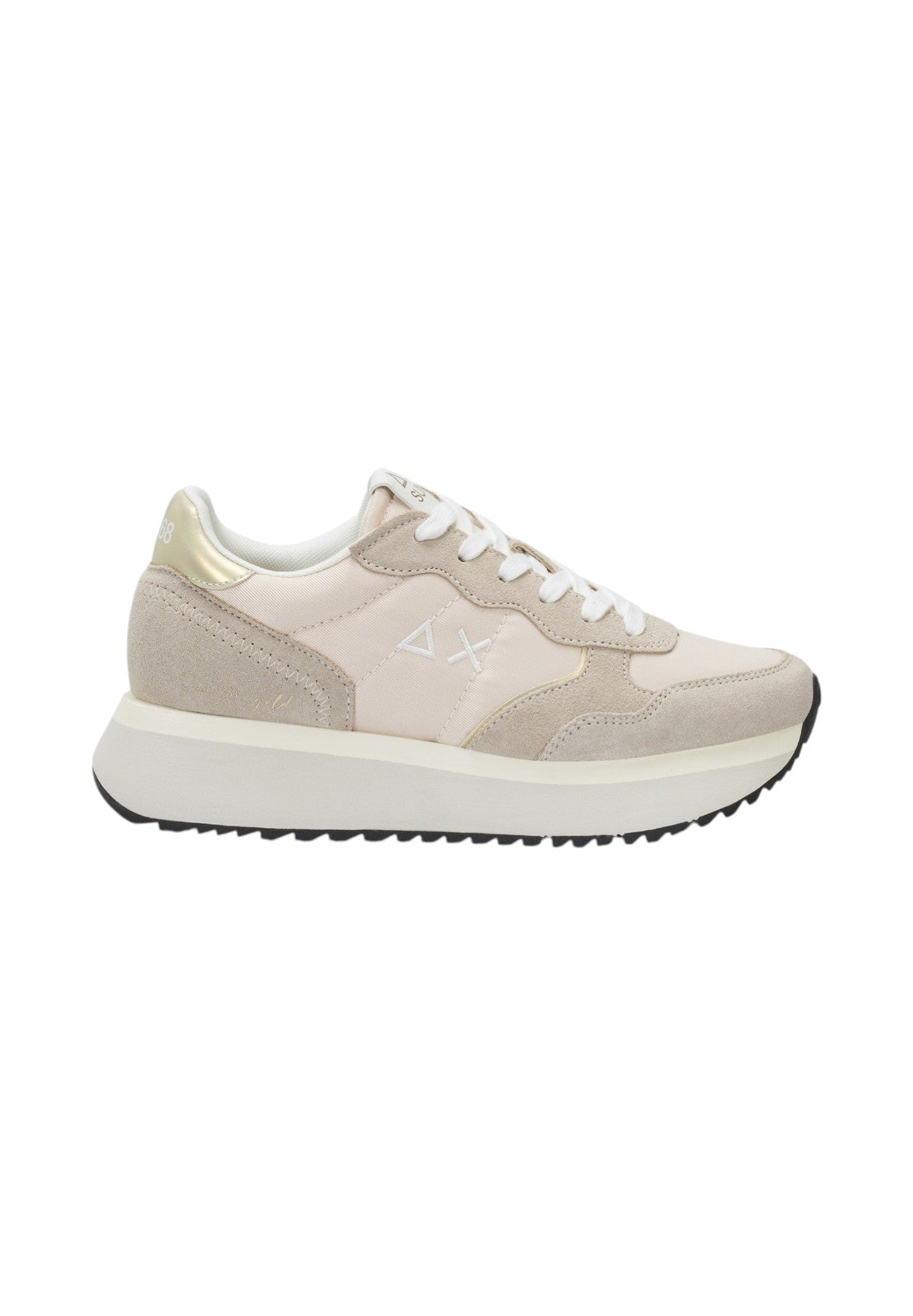 Sneakers Big Ally Gold Z36209 Bianco Panna