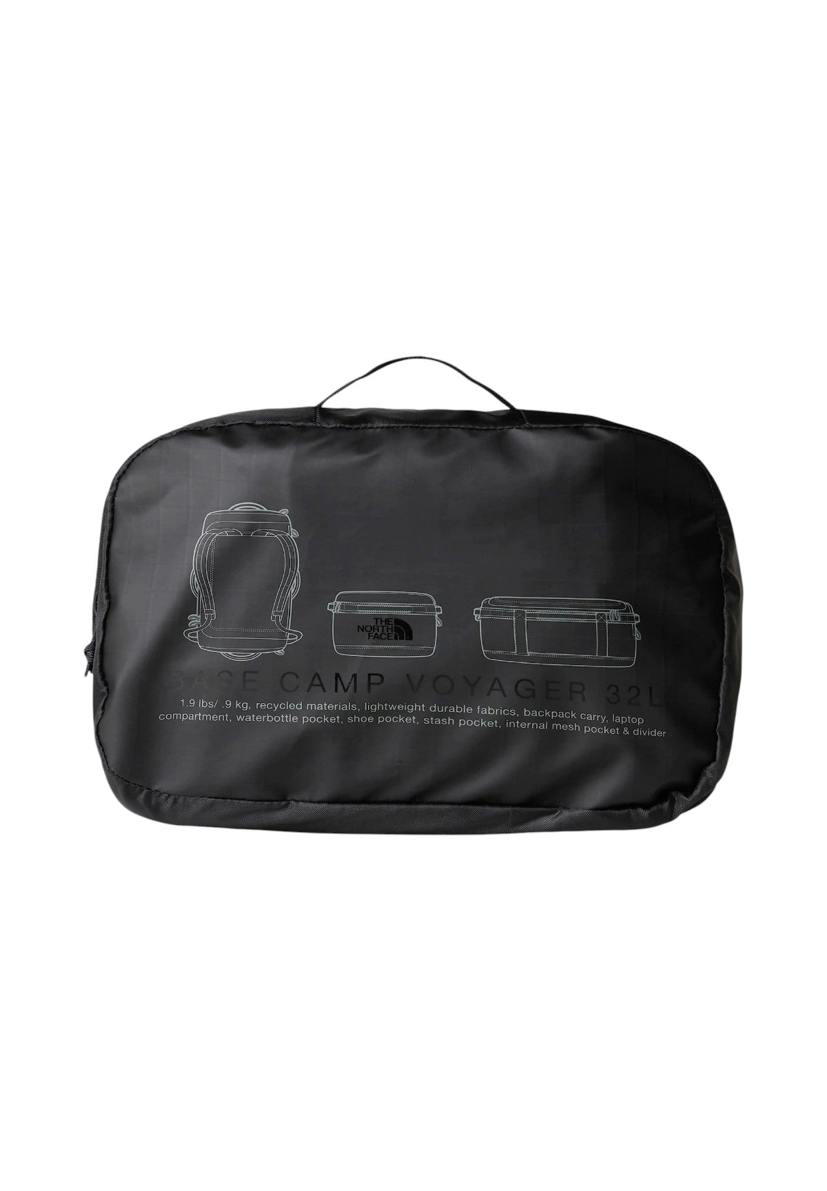 Borsone Base Camp Voyager Duffel 32L NF0A52RR Tnfblack, Asphgr