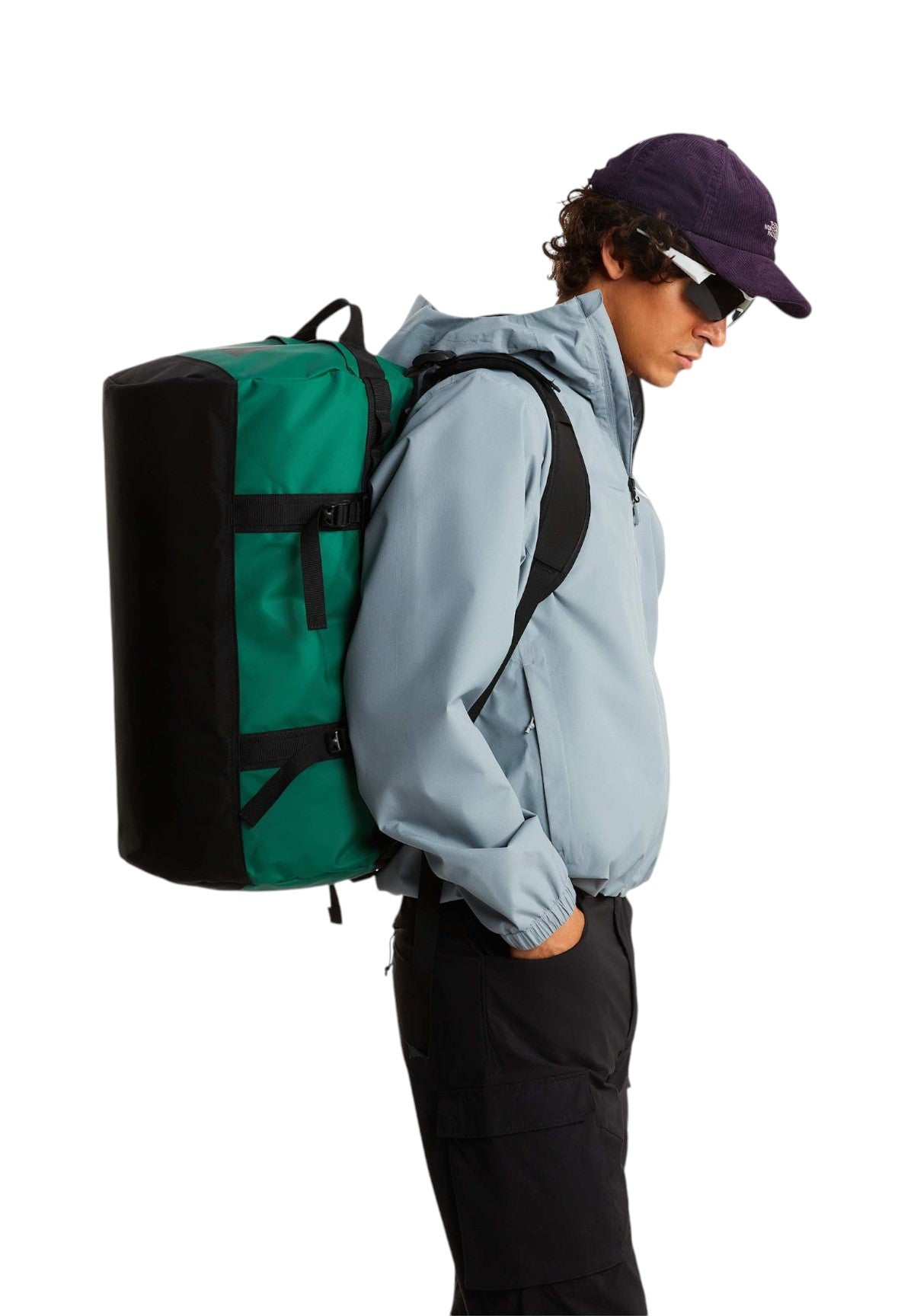 Borsone Base Camp Duffel - S NF0A52ST Evergrn, Tnfblck