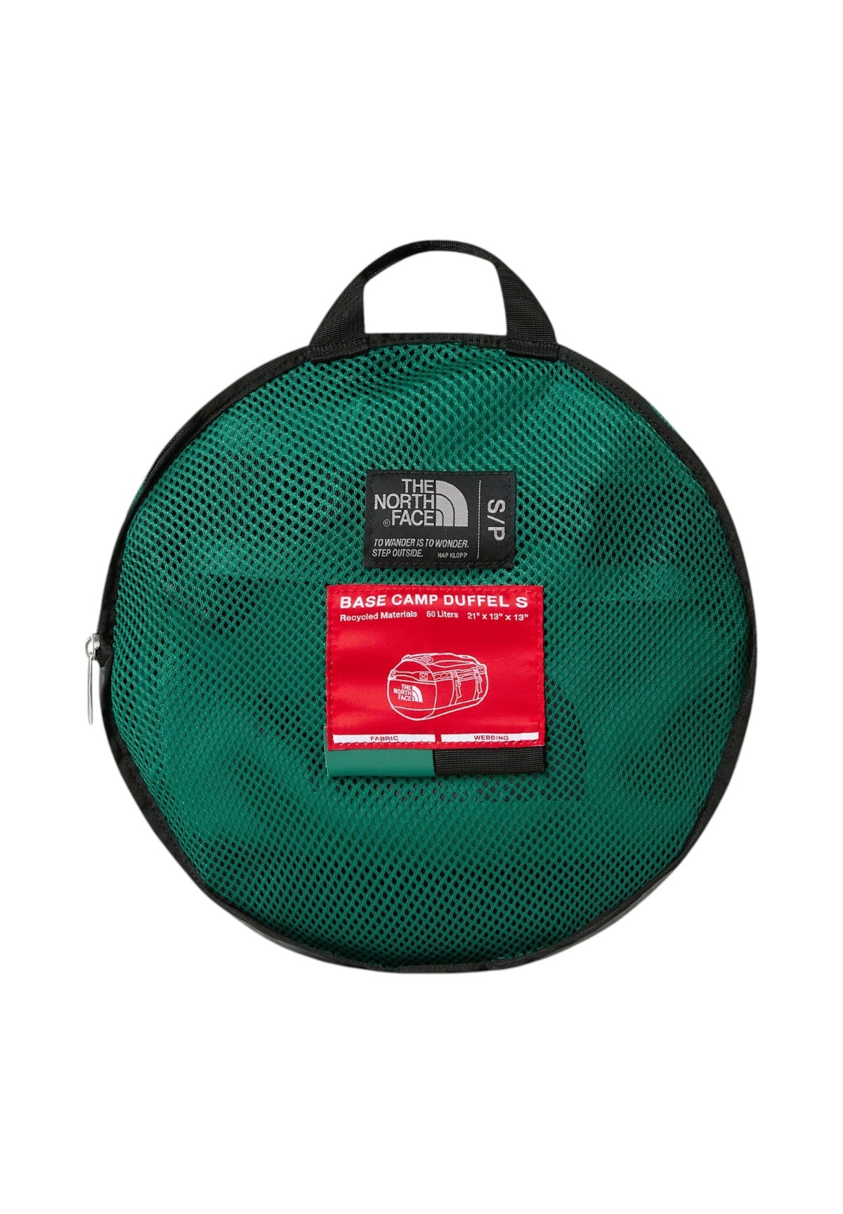 Borsone Base Camp Duffel - S NF0A52ST Evergrn, Tnfblck