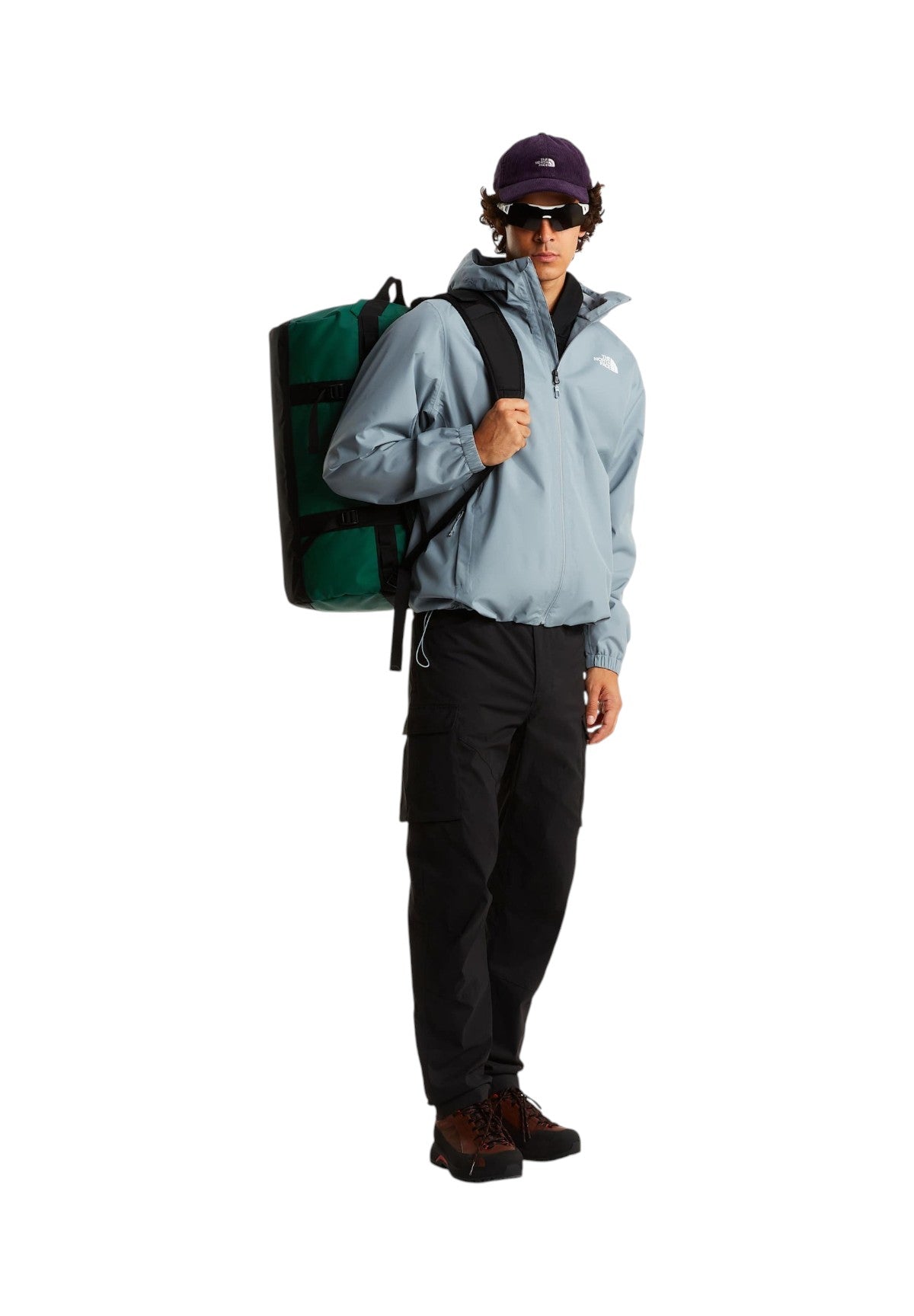 Borsone Base Camp Duffel - S NF0A52ST Evergrn, Tnfblck
