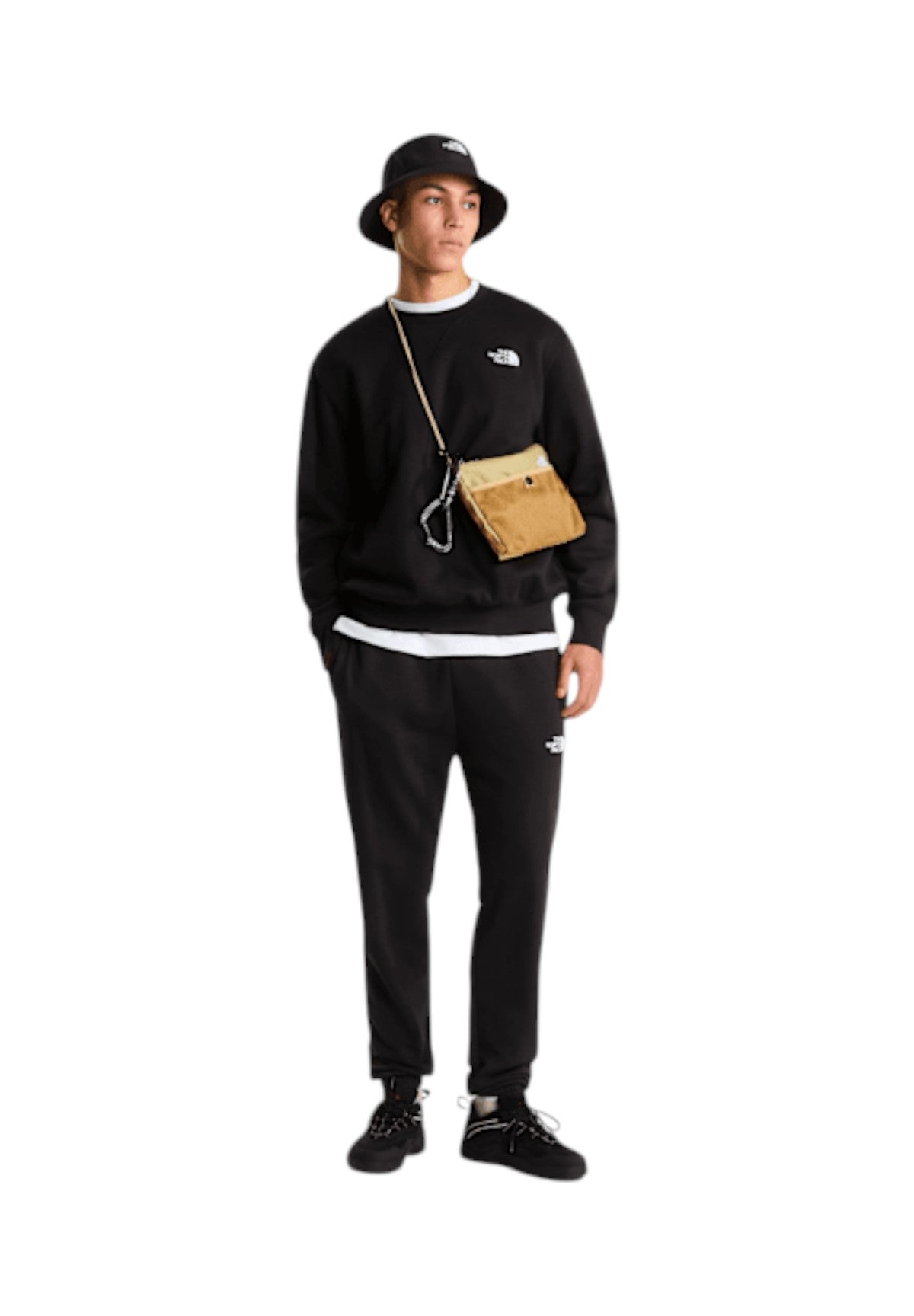 Pantaloni Tuta Msimple Dome Light Regular Tapered Jogg NF0A8C41 Tnf Black