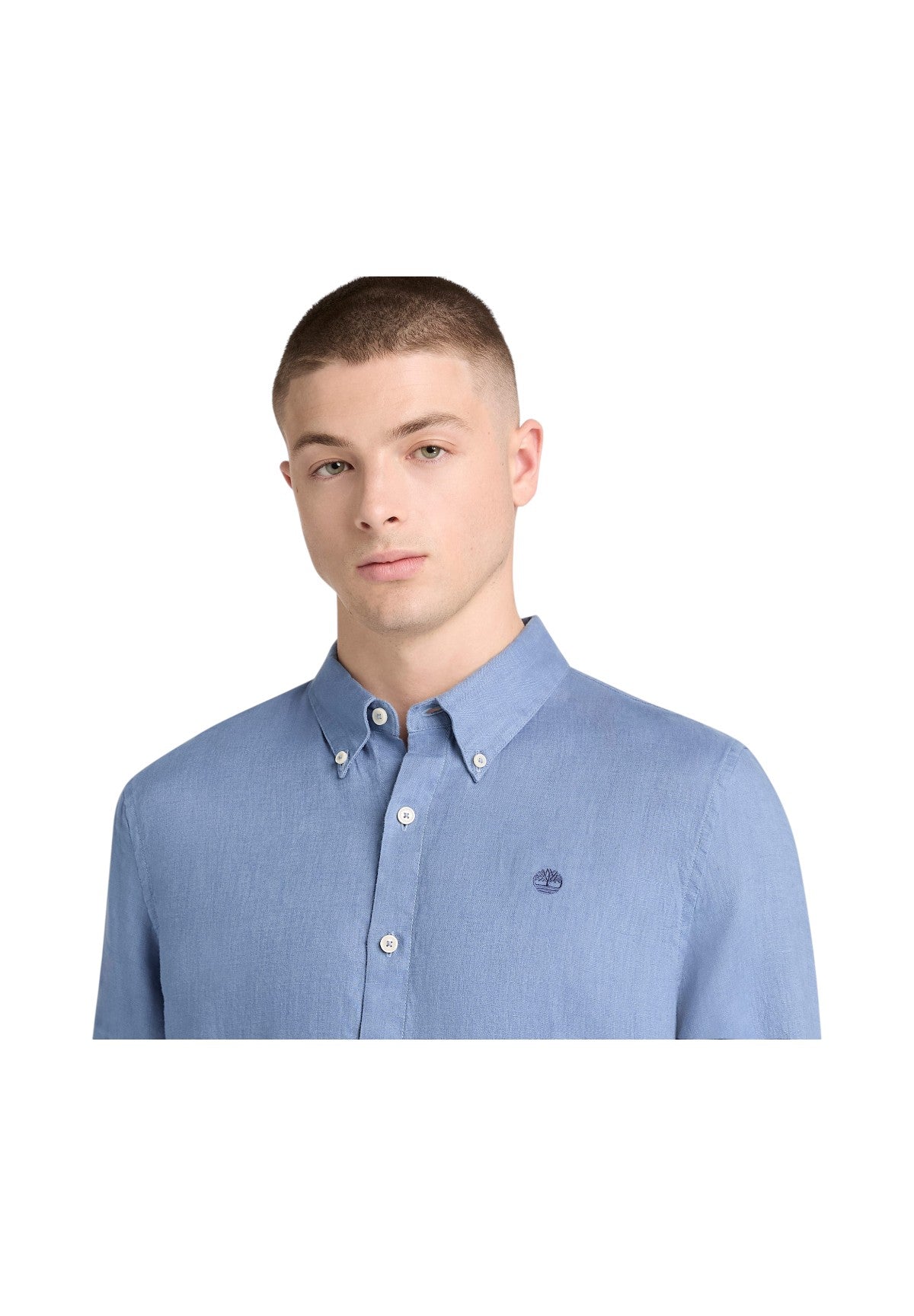 Camicia a Maniche Lunghe Mill Brook TB0A2DC3 Stone Wash