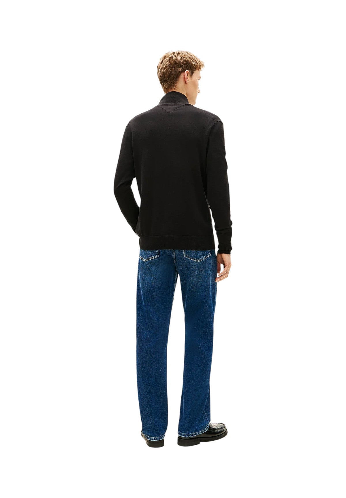 Felpa Full-Zip Essential Cotton Zip MW0MW36517 Black