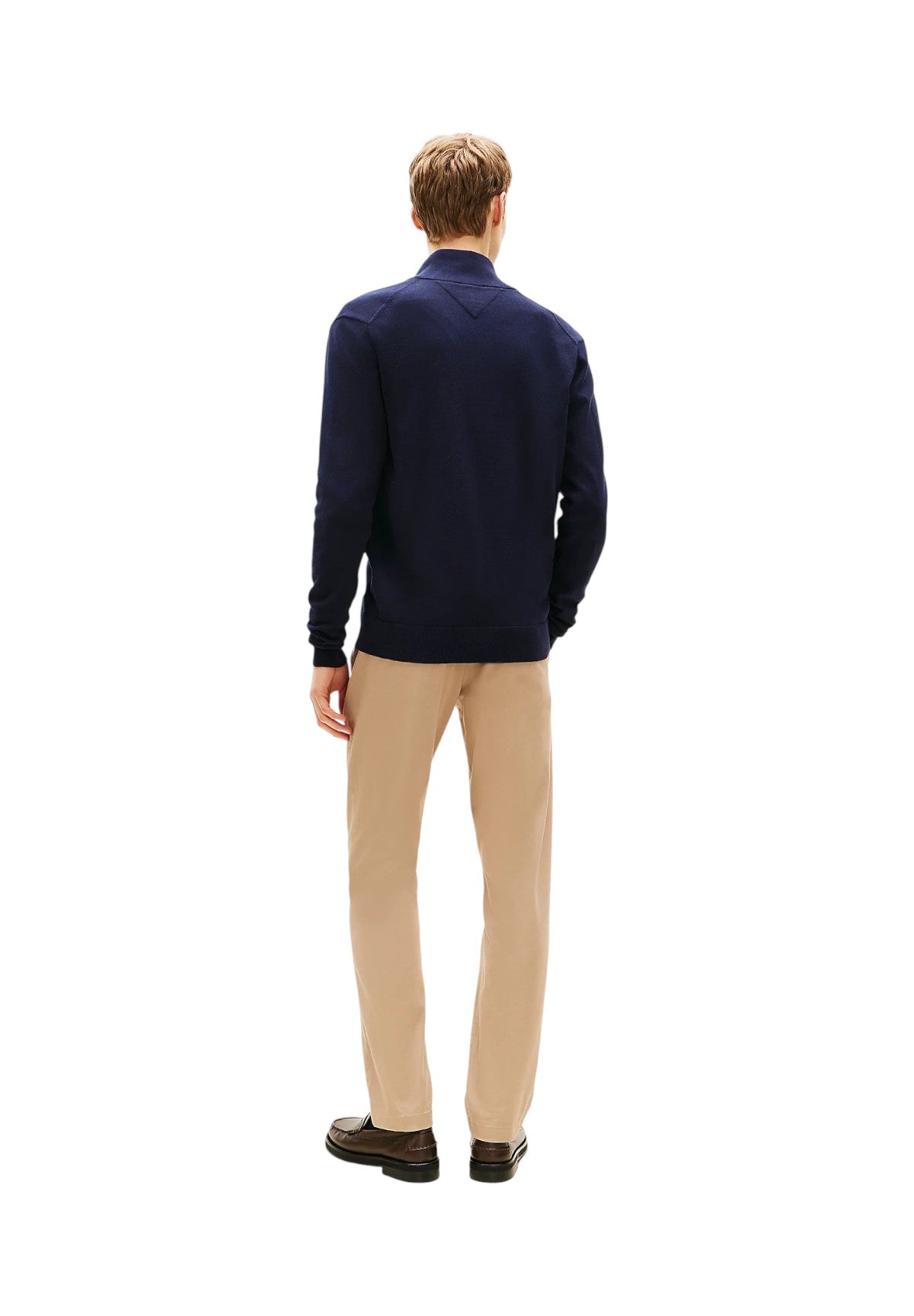 Felpa Full-Zip Essential Cotton Zip MW0MW36517 Desert Sky