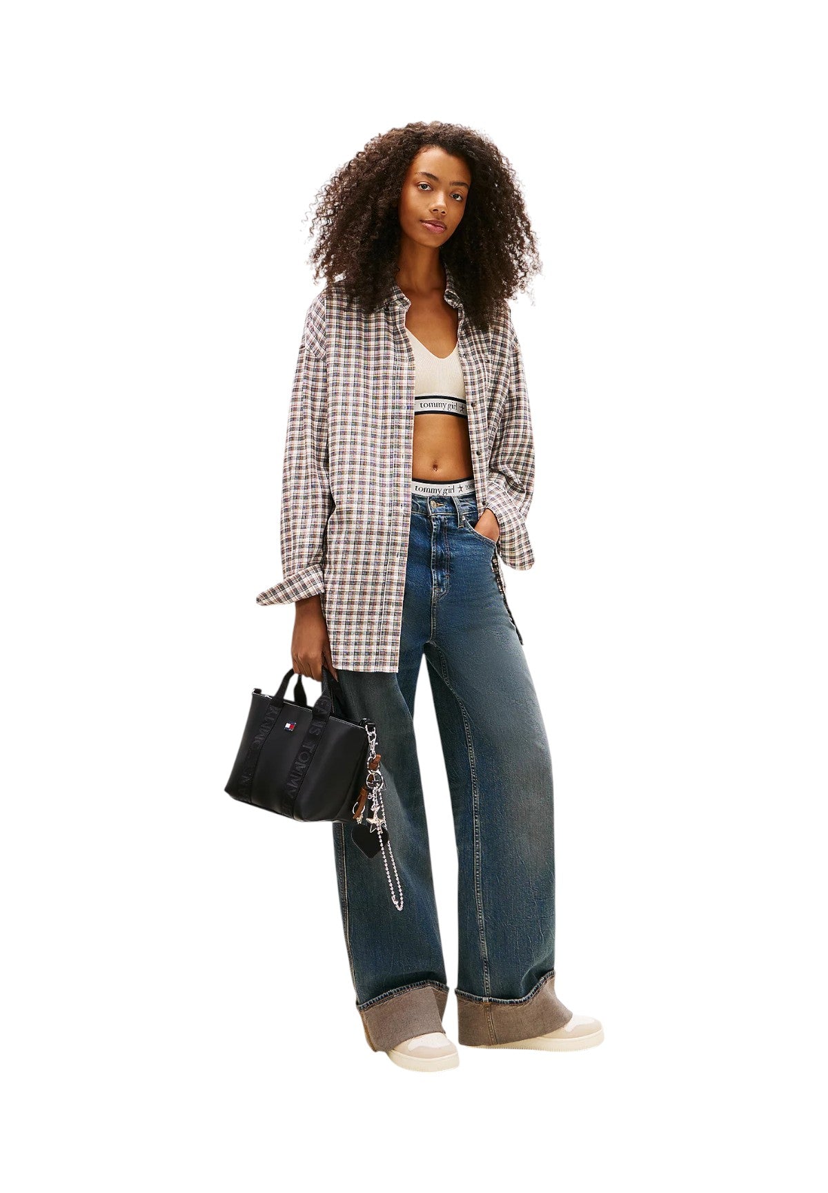 Piumino Pesante LADY TECH/1 FUR JACKET Black