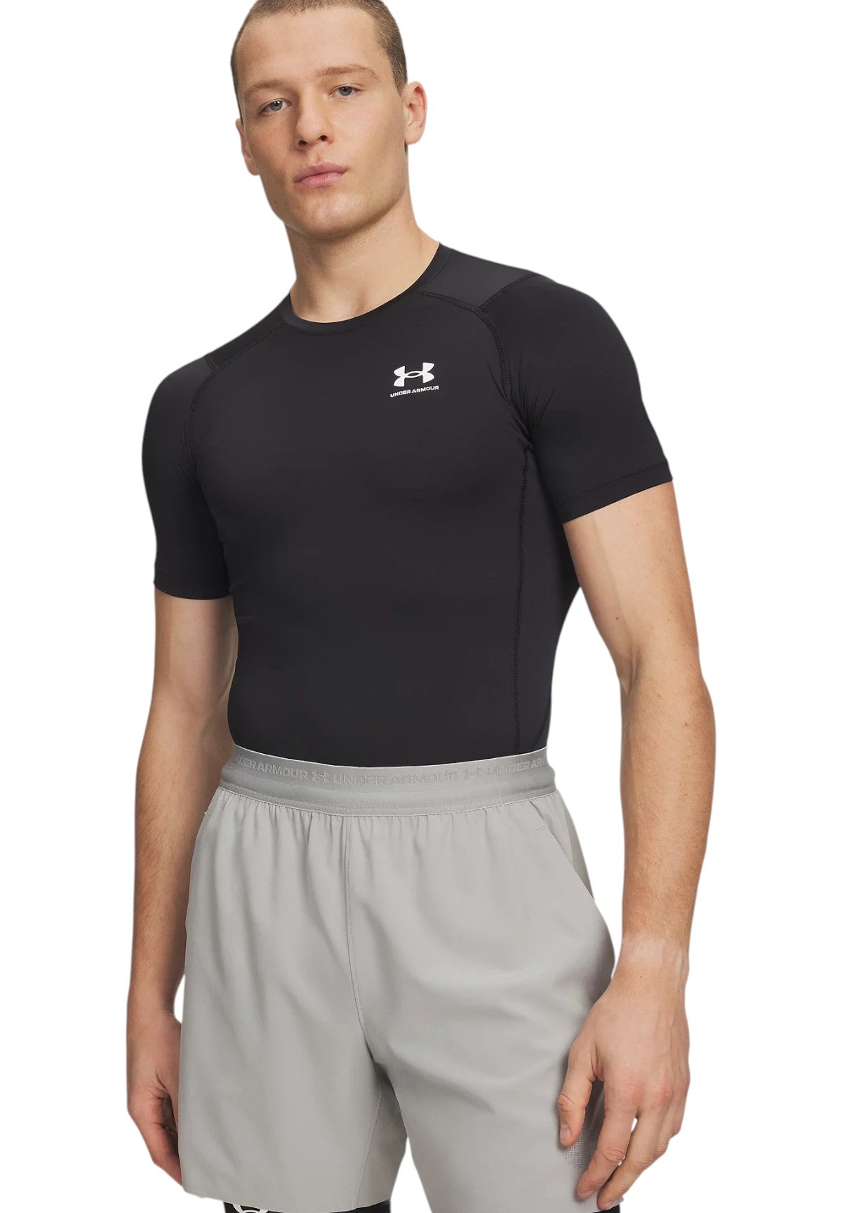 T-shirt a Maniche Corte Hg Armour Comp Ss 1361518 Black