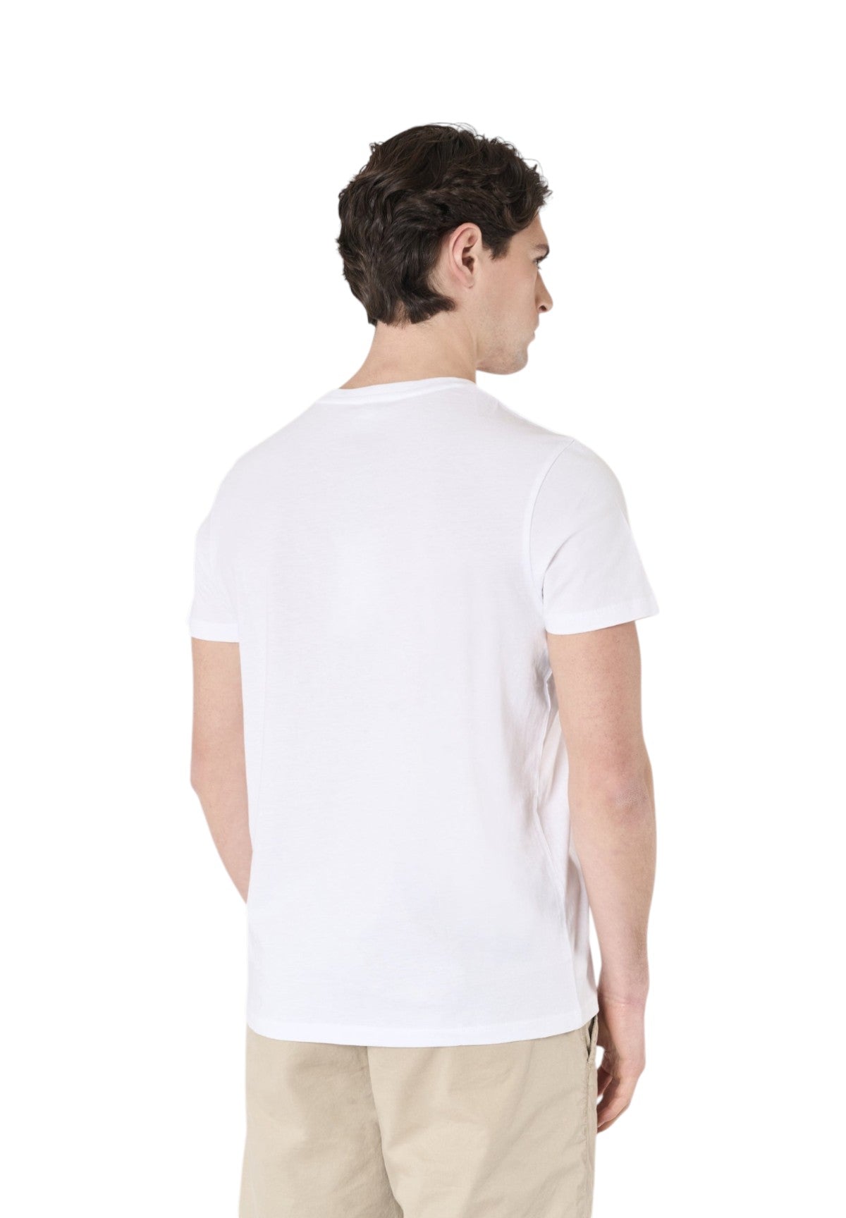 T-shirt a Maniche Corte Mick US43154015 Bianco