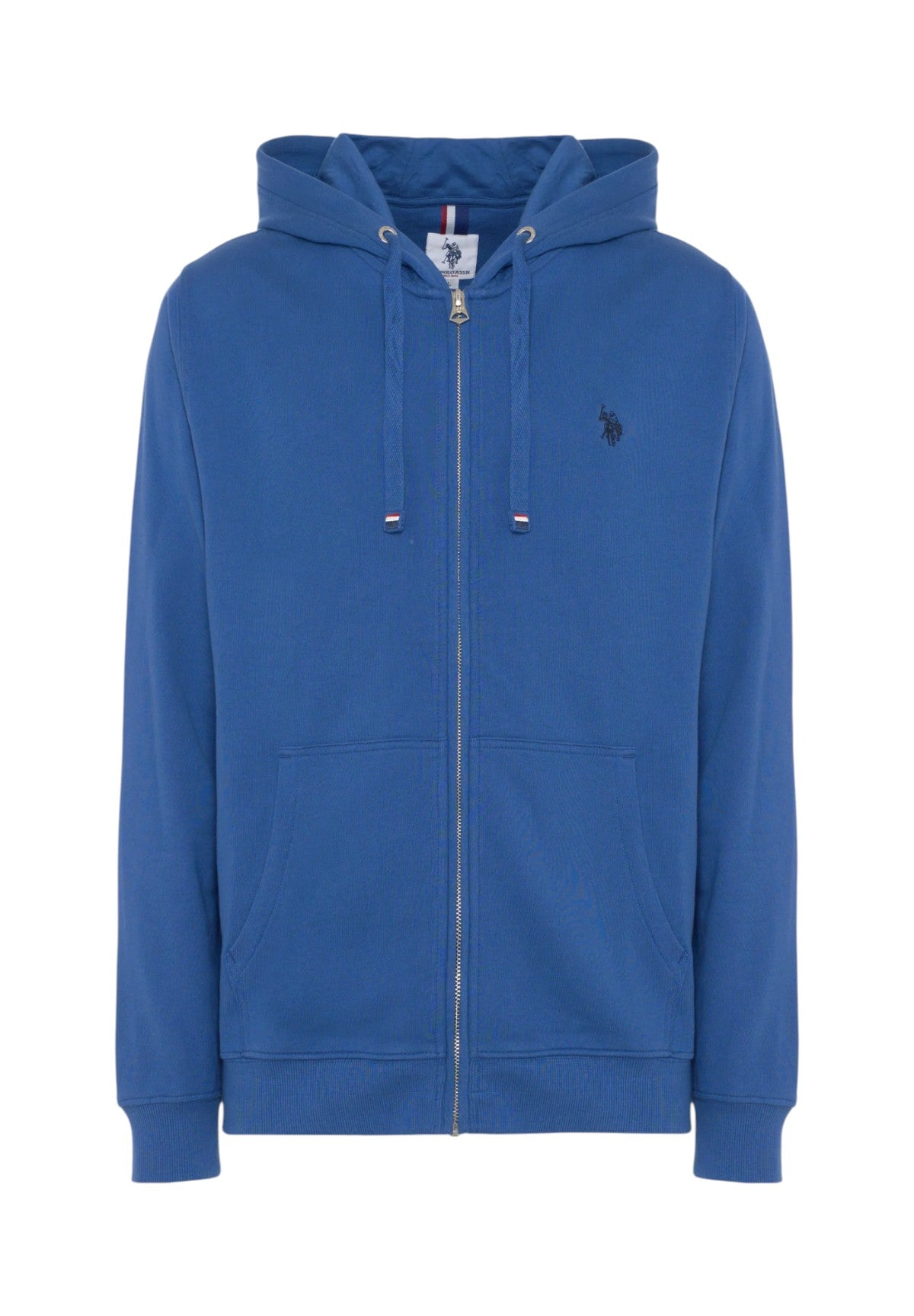 Felpa Full-Zip con Cappuccio Luke US43162003 Blu Navy