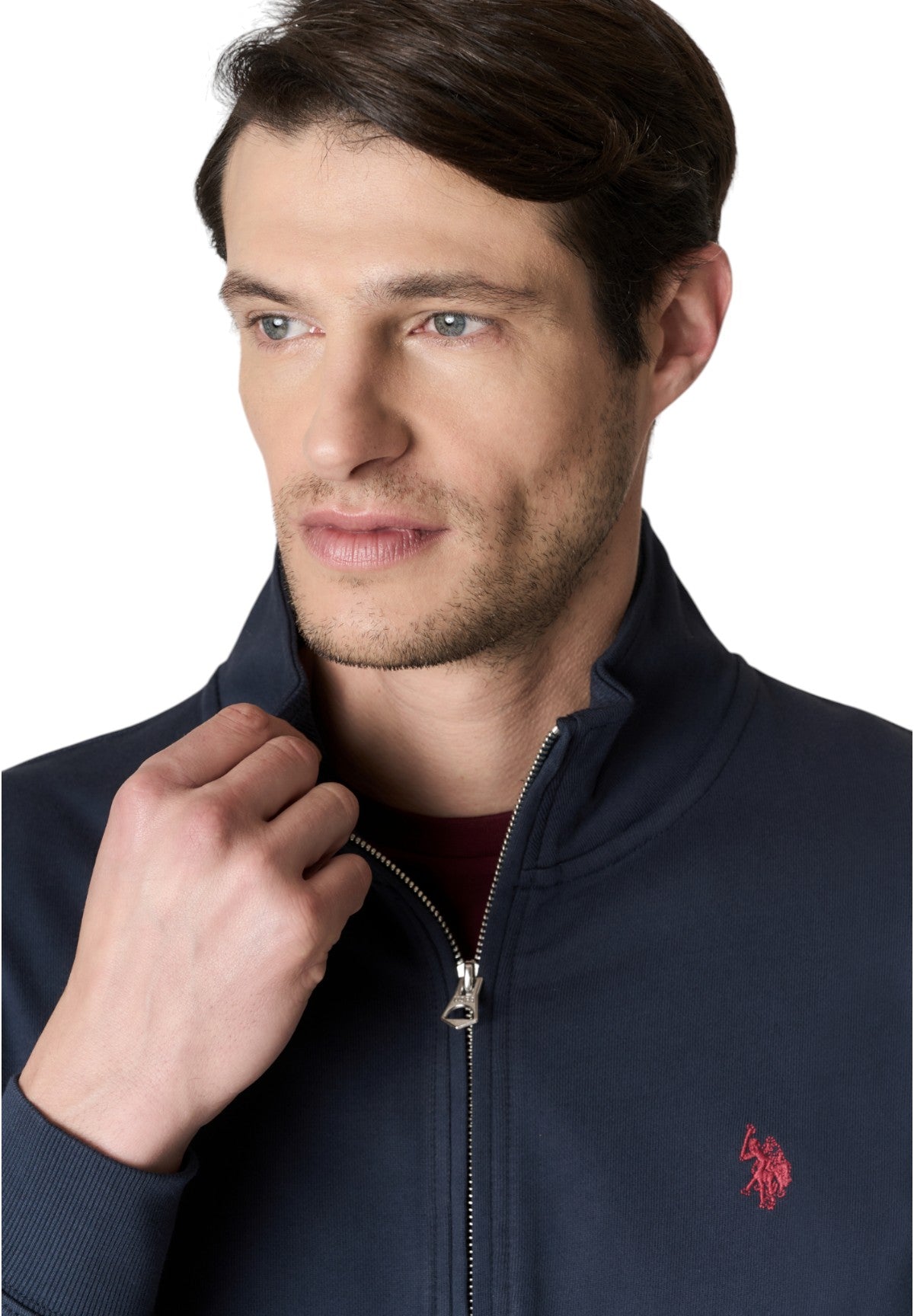 Felpa Full-Zip Greg US43187005 Blu notte