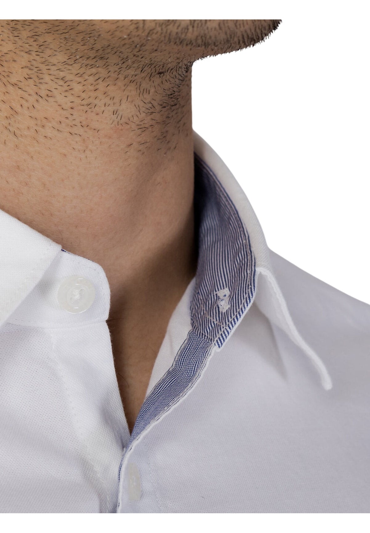 Camicie White Oxford, 7Blue, W