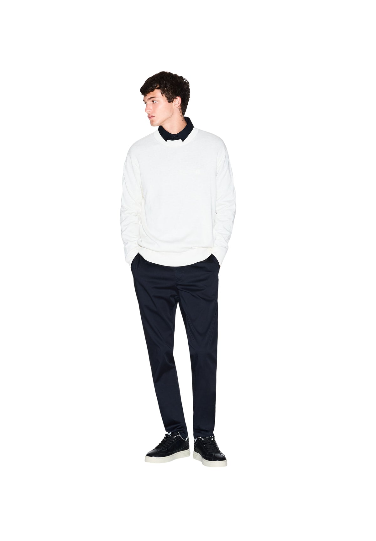 Maglione Girocollo XM000338 Off White