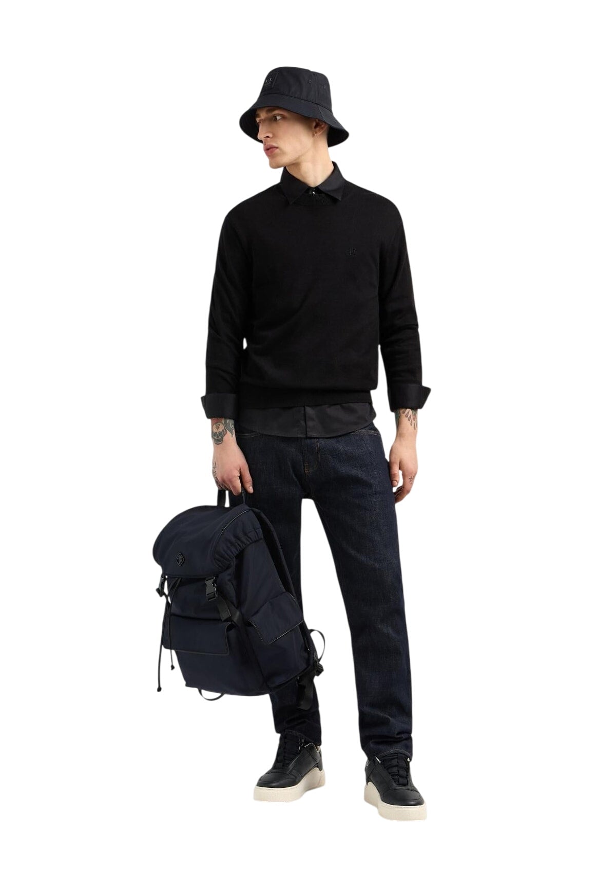 Maglione Girocollo XM000338 Black