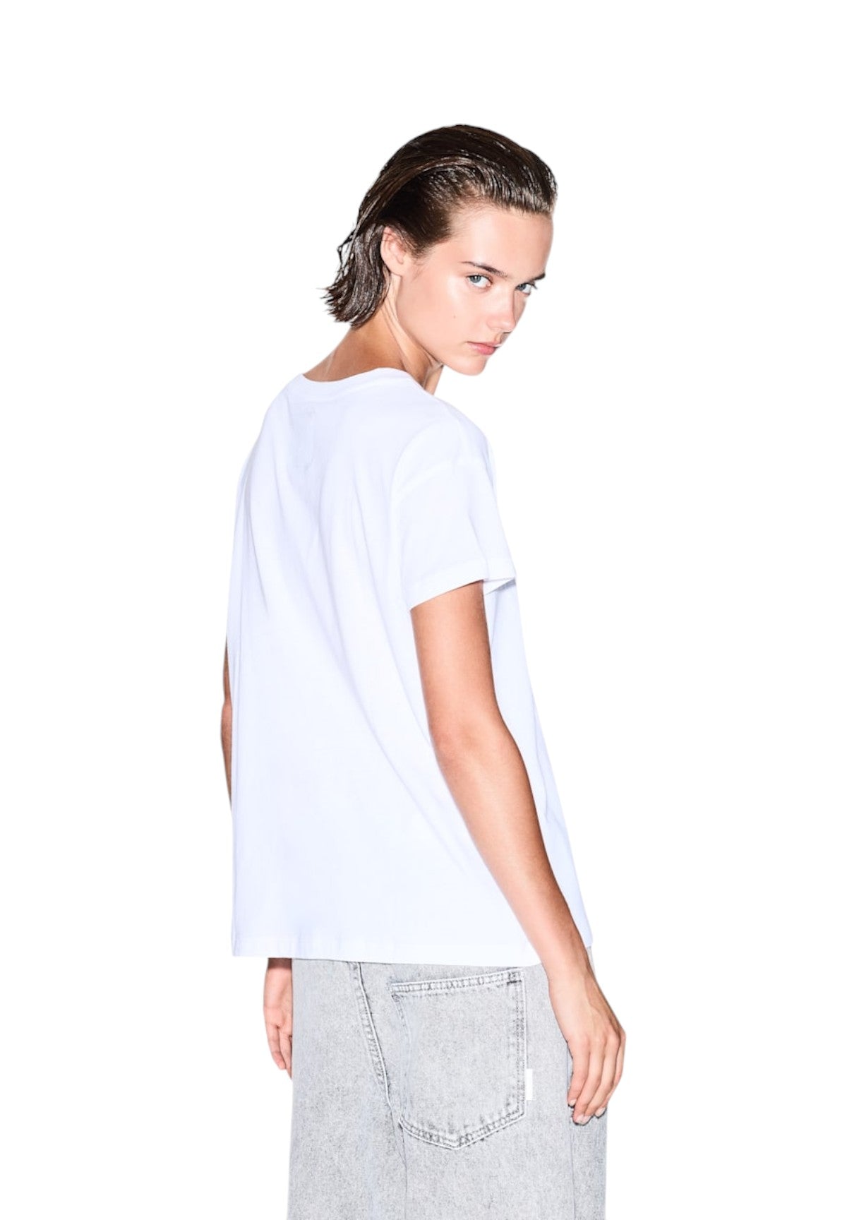 T-shirt a Maniche Corte XW000830 Optic White