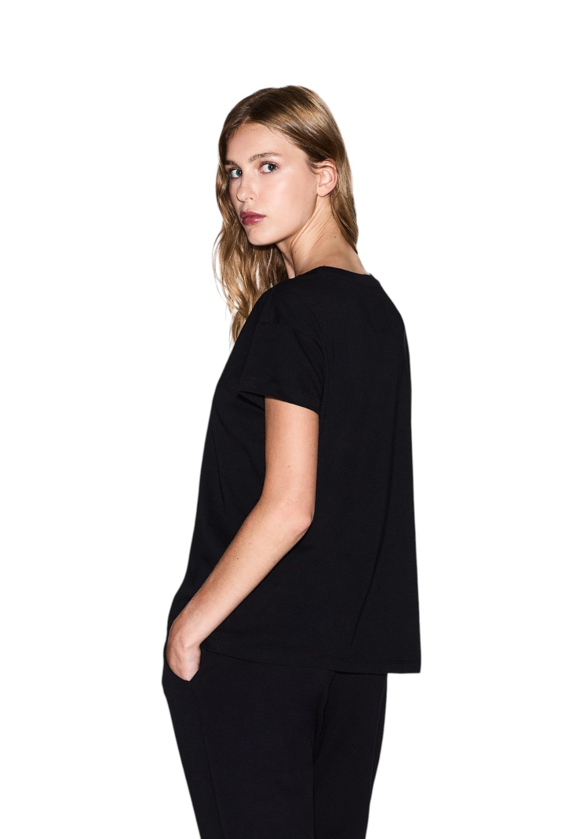 T-shirt a Maniche Corte XW000830 Black
