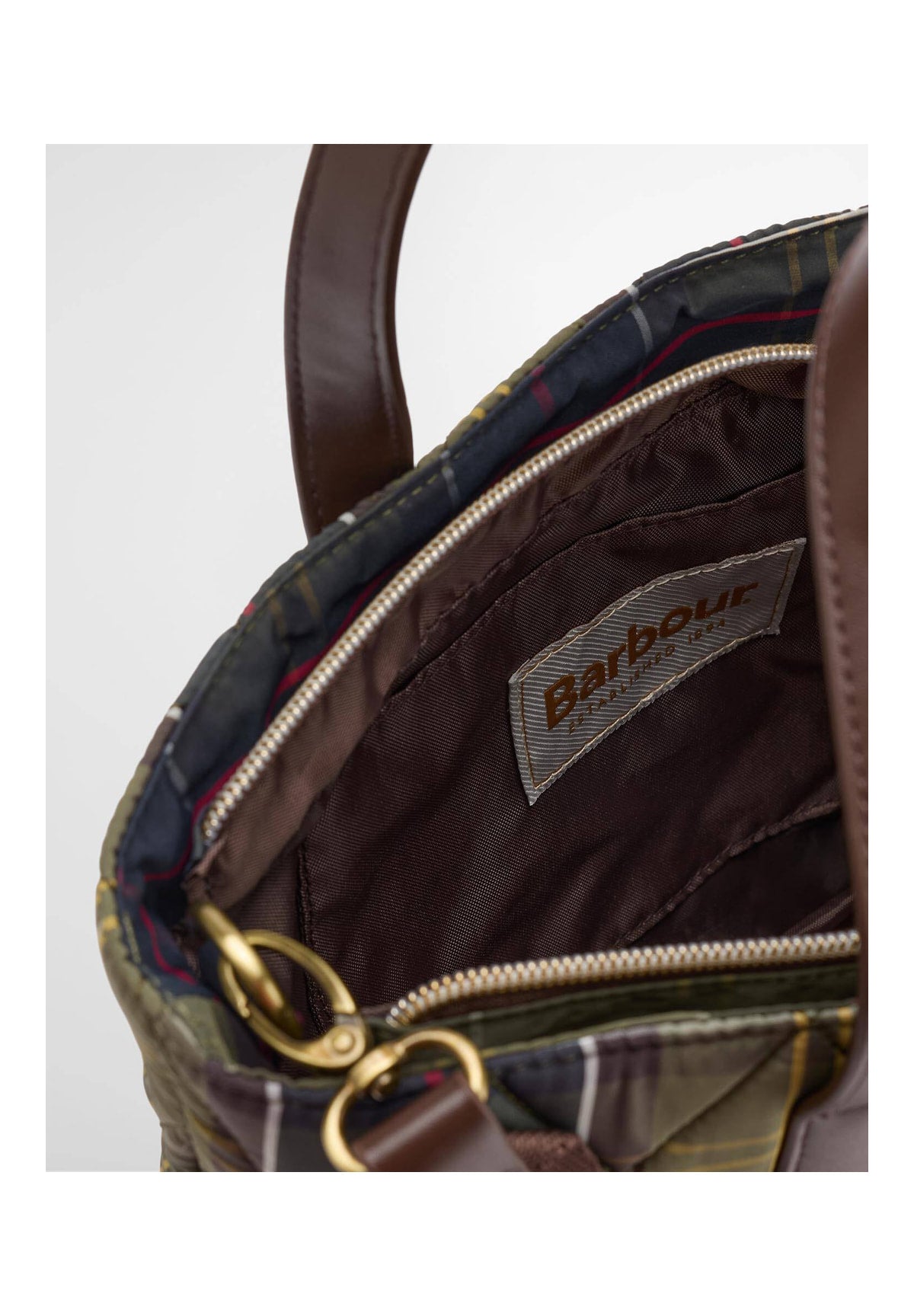 Borsa Tote Mini Quilted Tote Bag LBA0431 Classic tartan