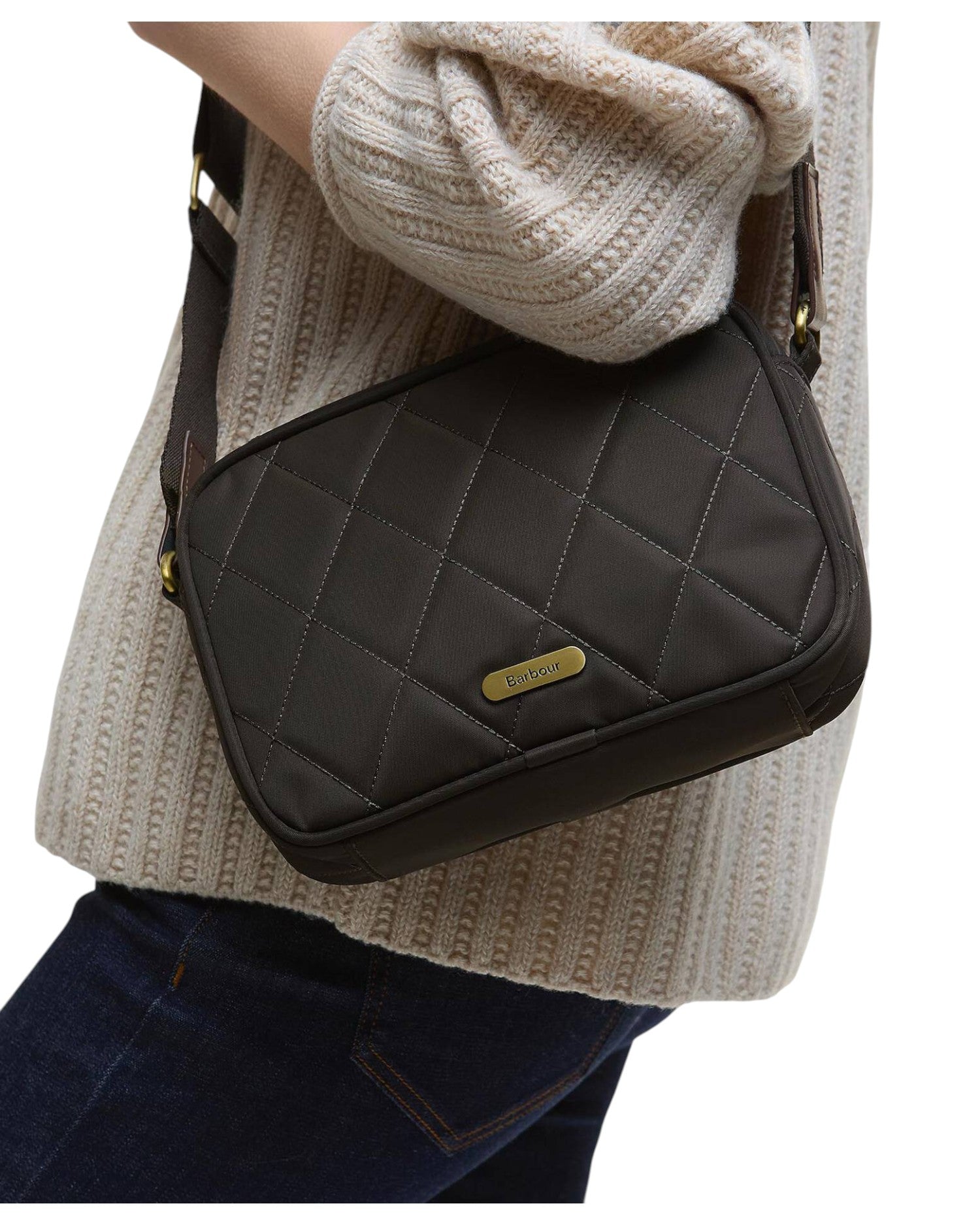 Borsa a Tracolla Quilted Crossbody Bag LBA0432 Olive