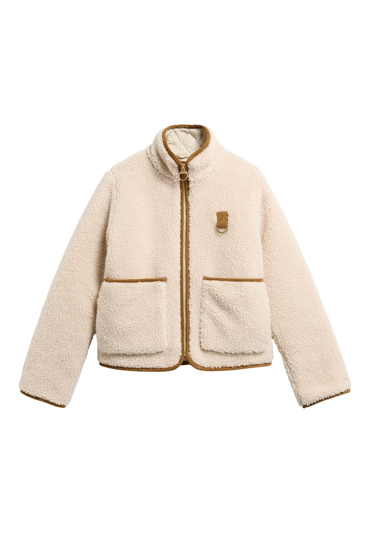 Pile Elenora Casual Fleece Jacket LCA0427 Ecru