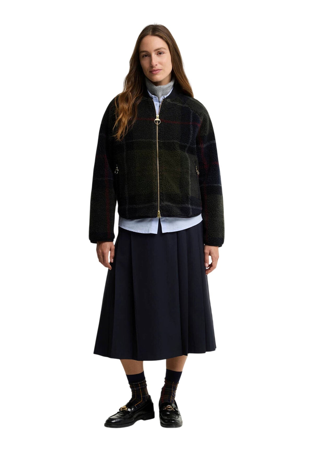 Felpa* Kirklees Fleece LFL0090 Shadow Classic Tartan